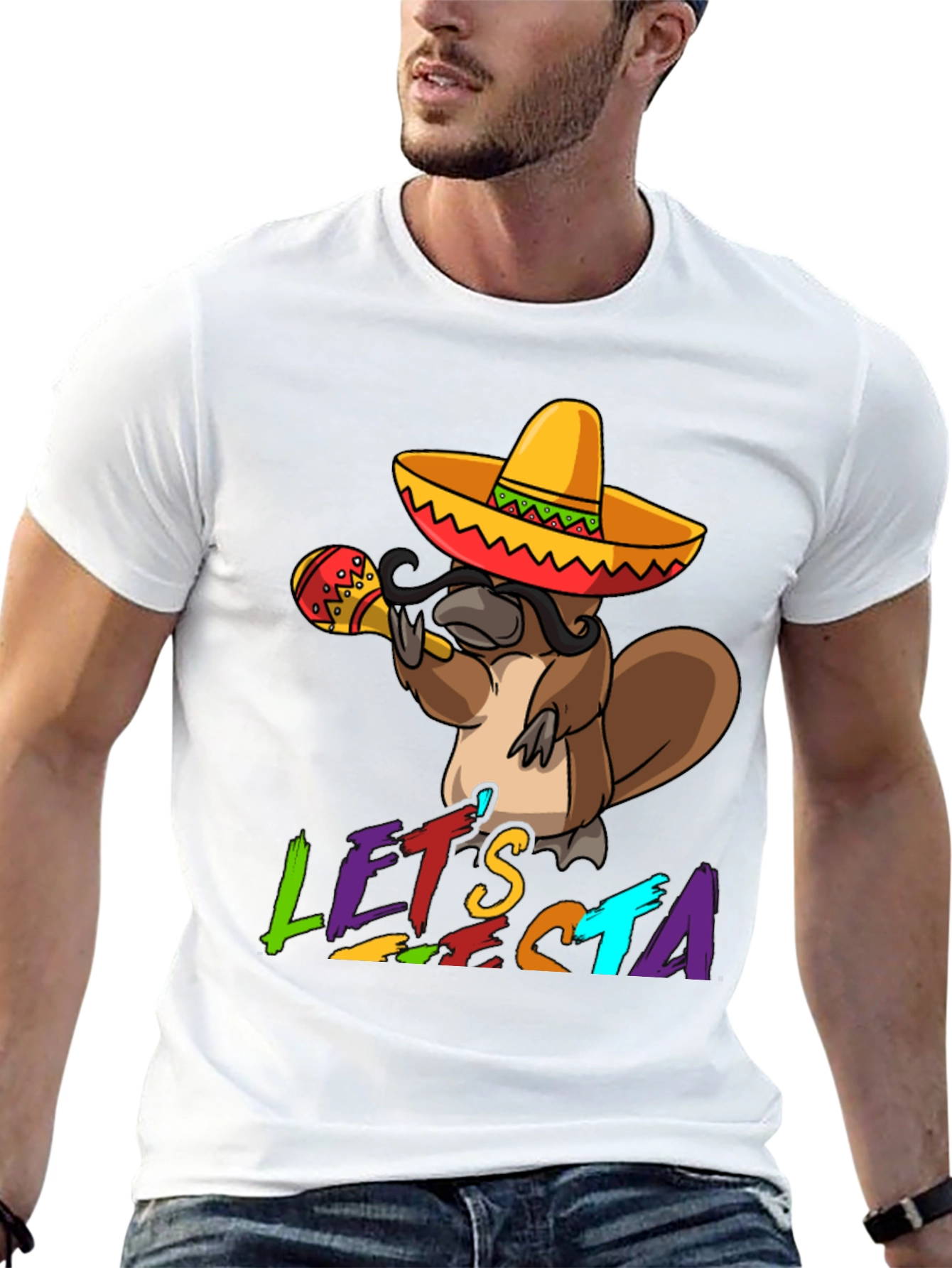 Lets Fiesta Platypus T-Shirt
