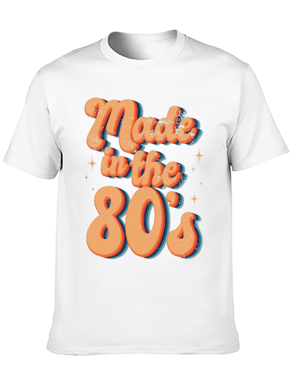 Retro Made in the 80s Black Graphic T-Shirt