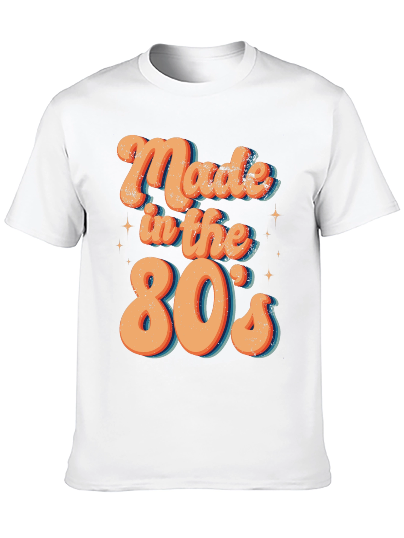 Retro Made in the 80s Black Graphic T-Shirt