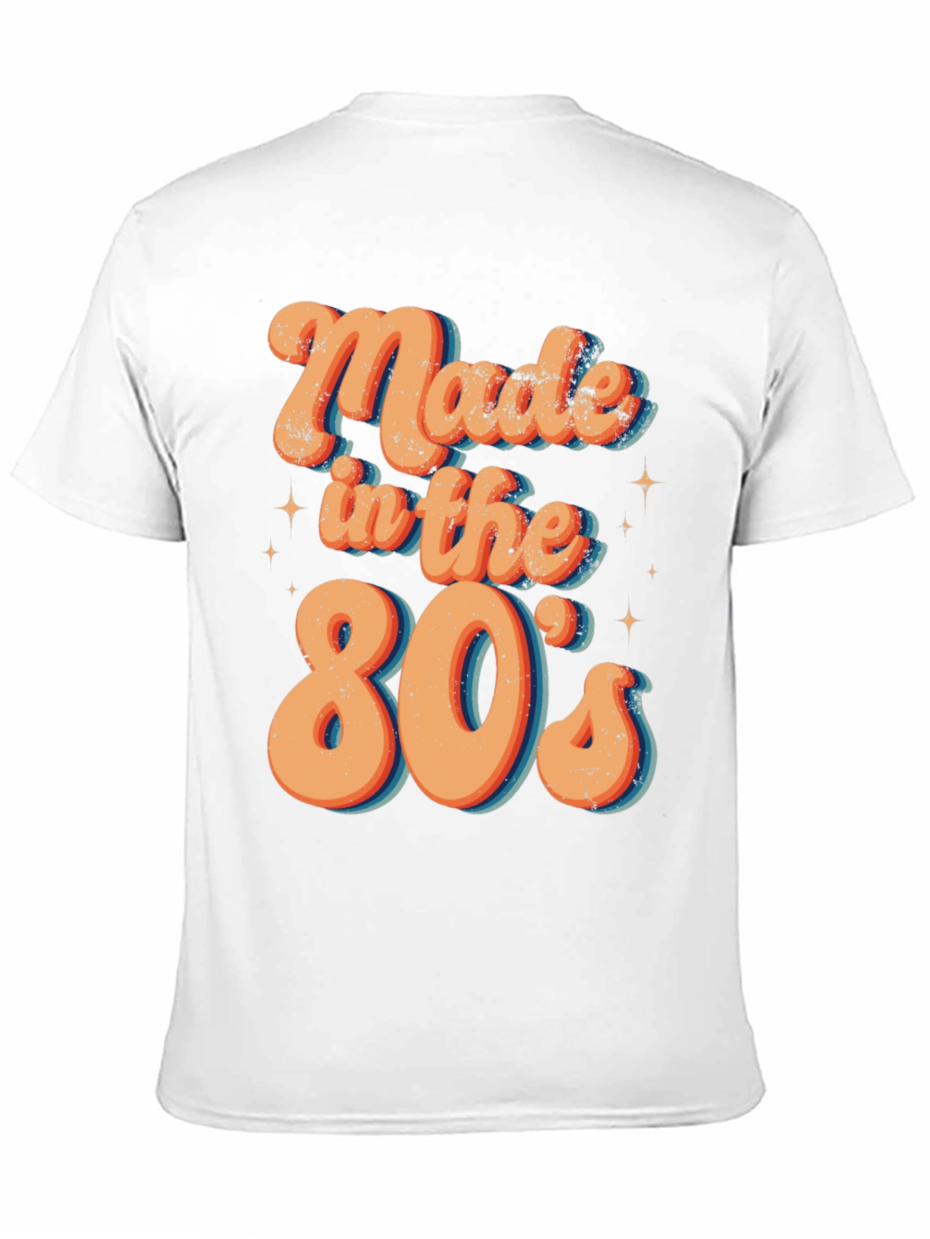 Retro Made in the 80s Black Graphic T-Shirt