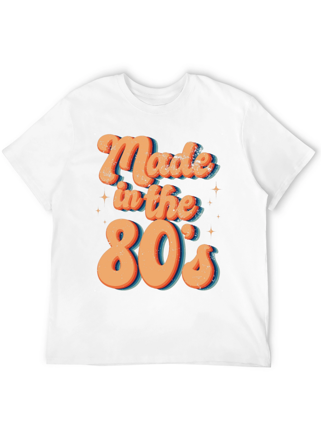 Retro Made in the 80s Black Graphic T-Shirt