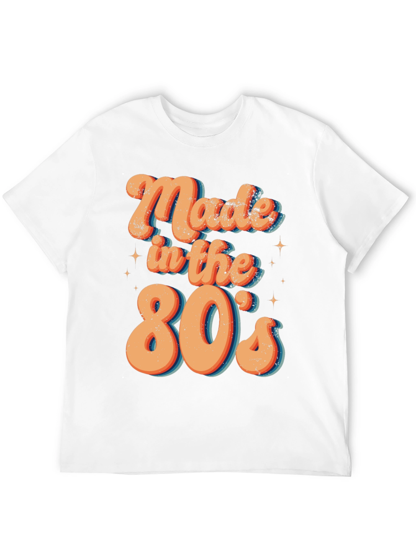 Retro Made in the 80s Black Graphic T-Shirt