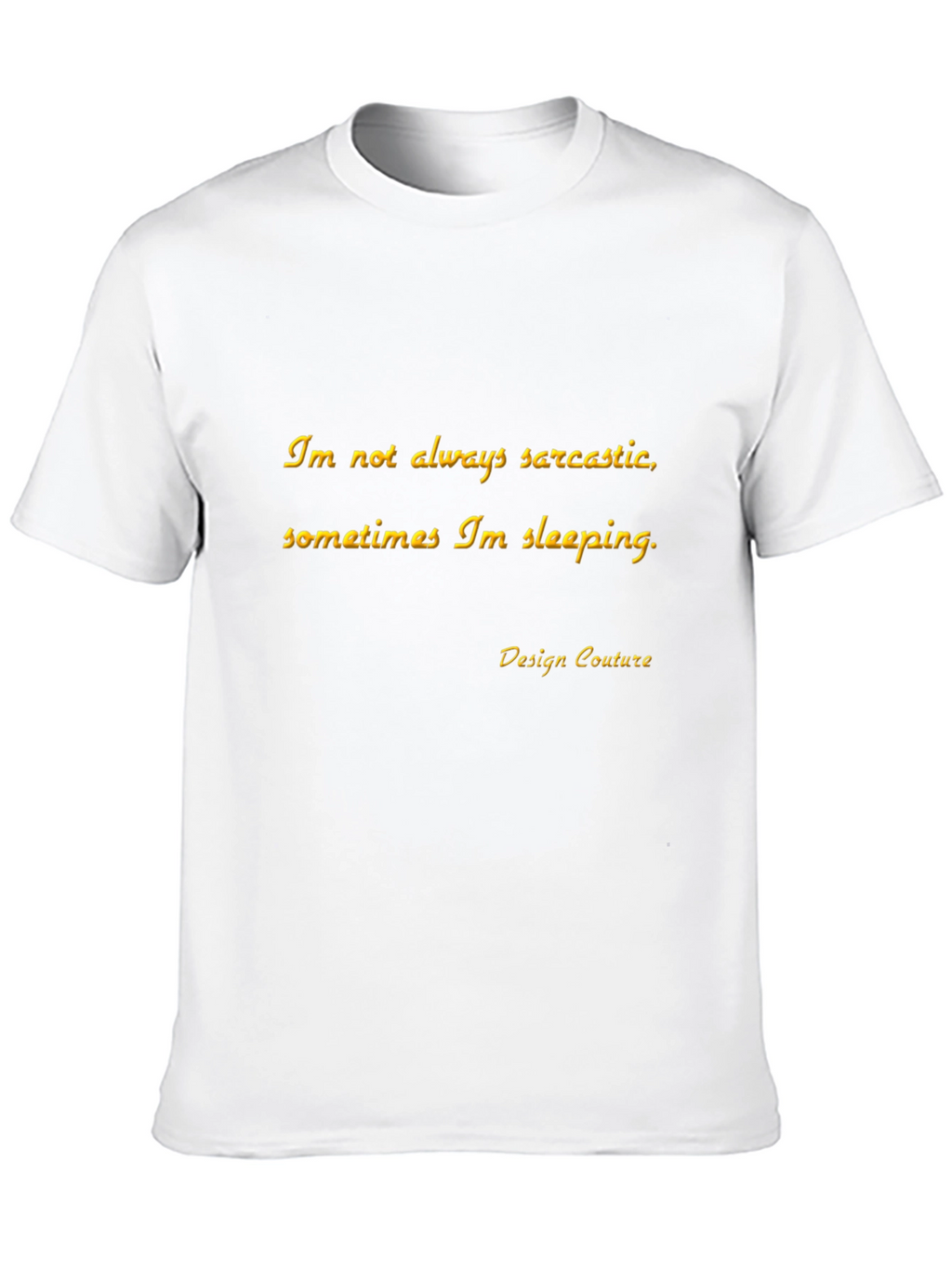 Sarcastic Sleepy Black T-Shirt