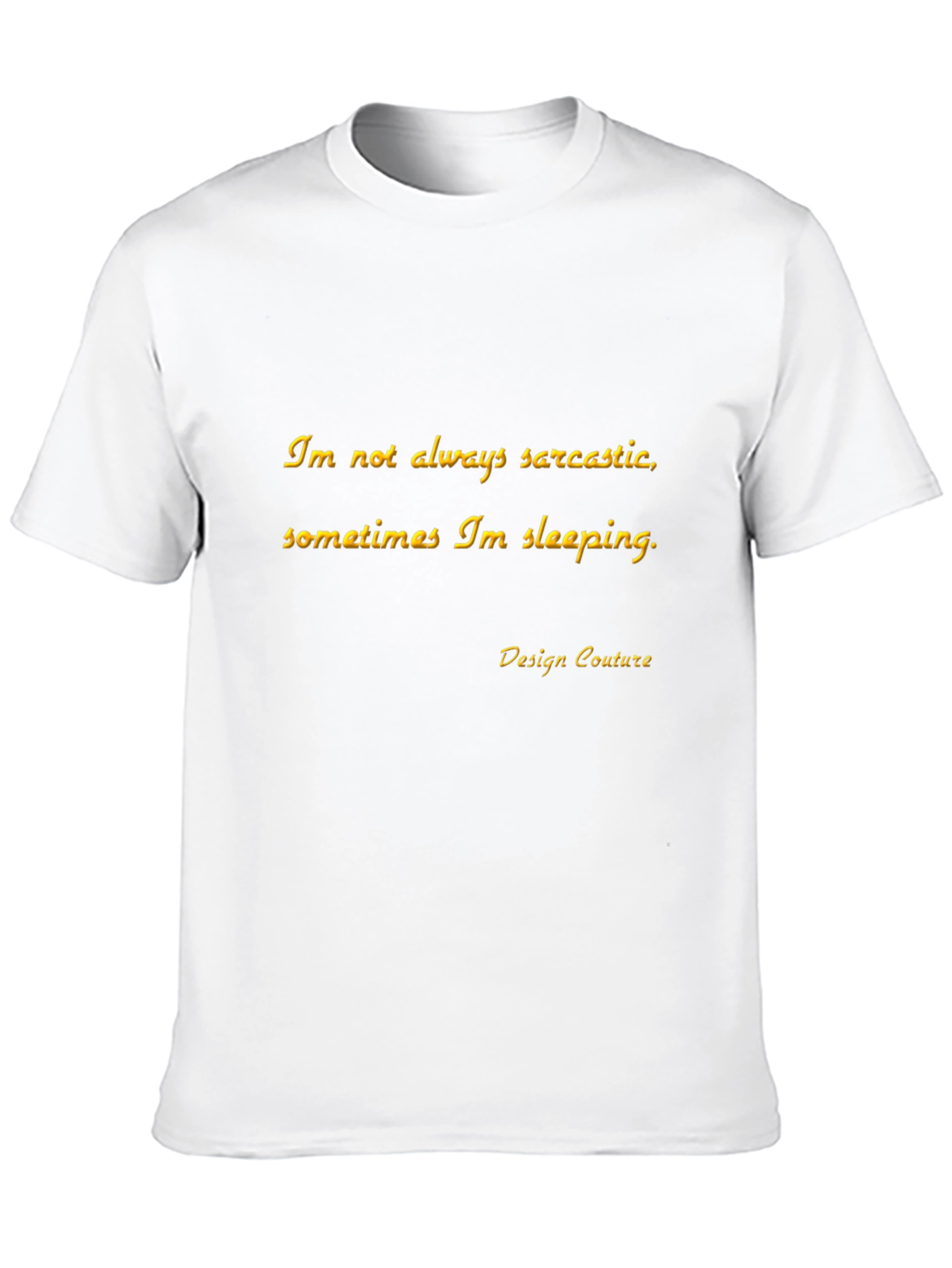Sarcastic Sleepy Black T-Shirt