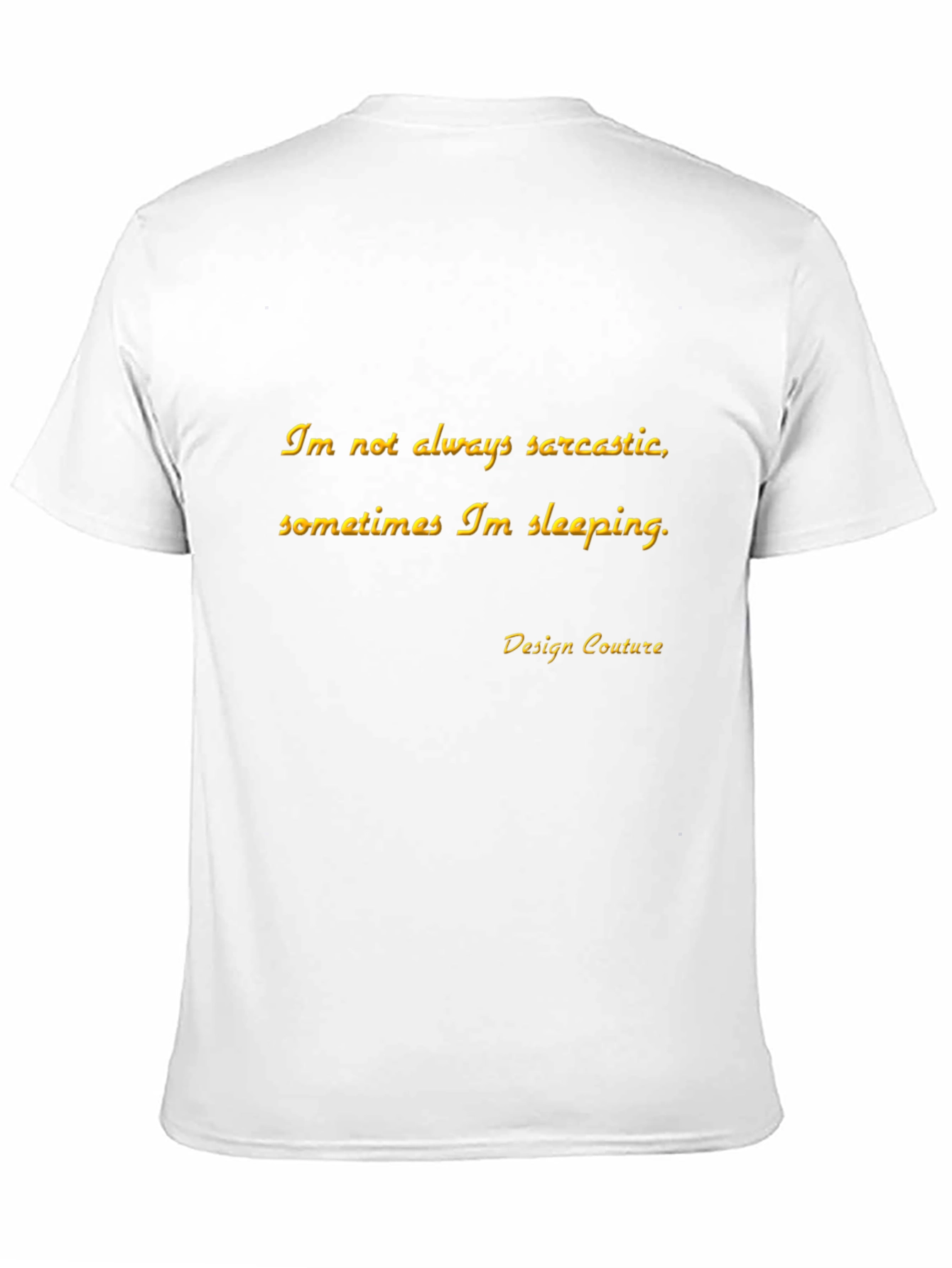 Sarcastic Sleepy Black T-Shirt