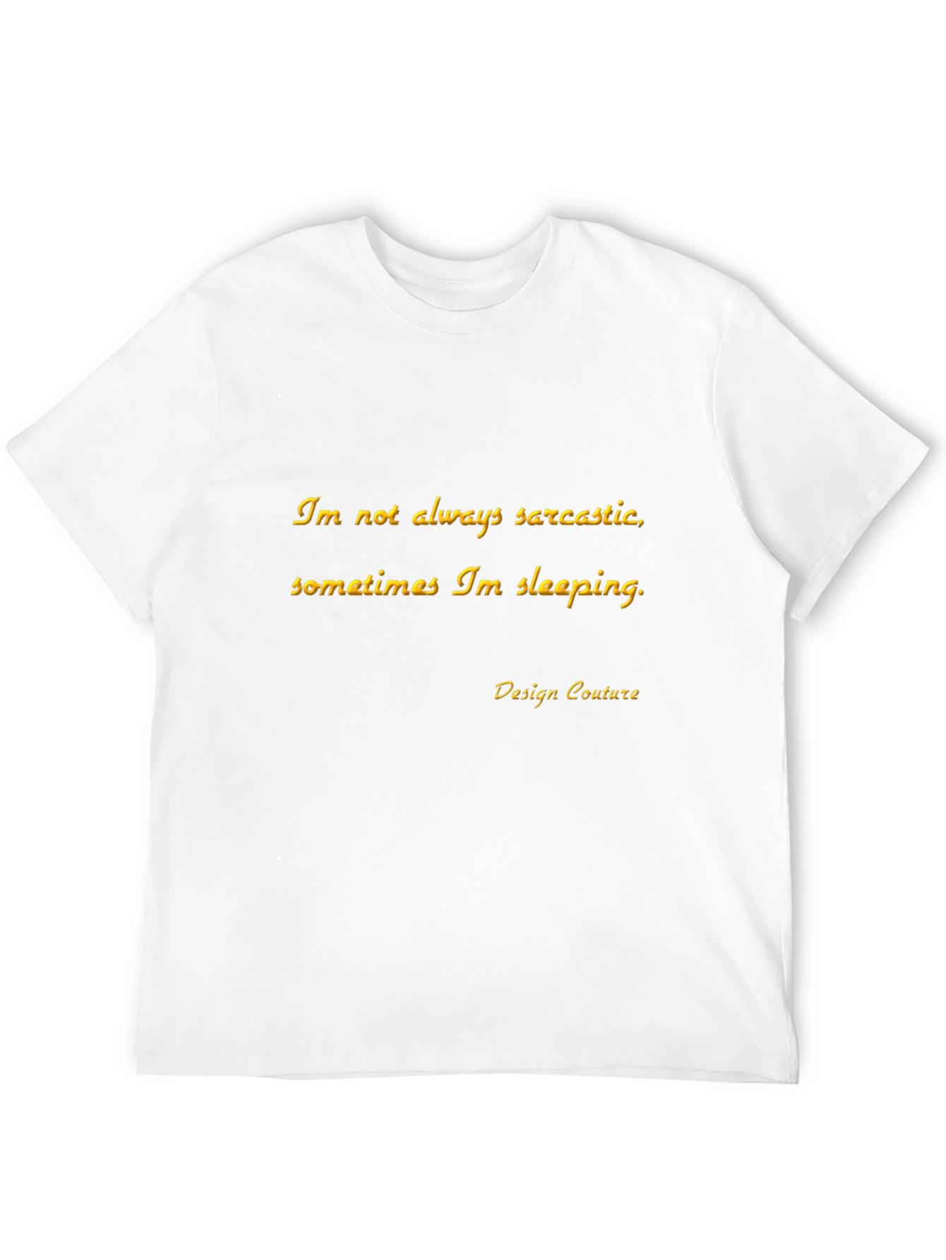 Sarcastic Sleepy Black T-Shirt