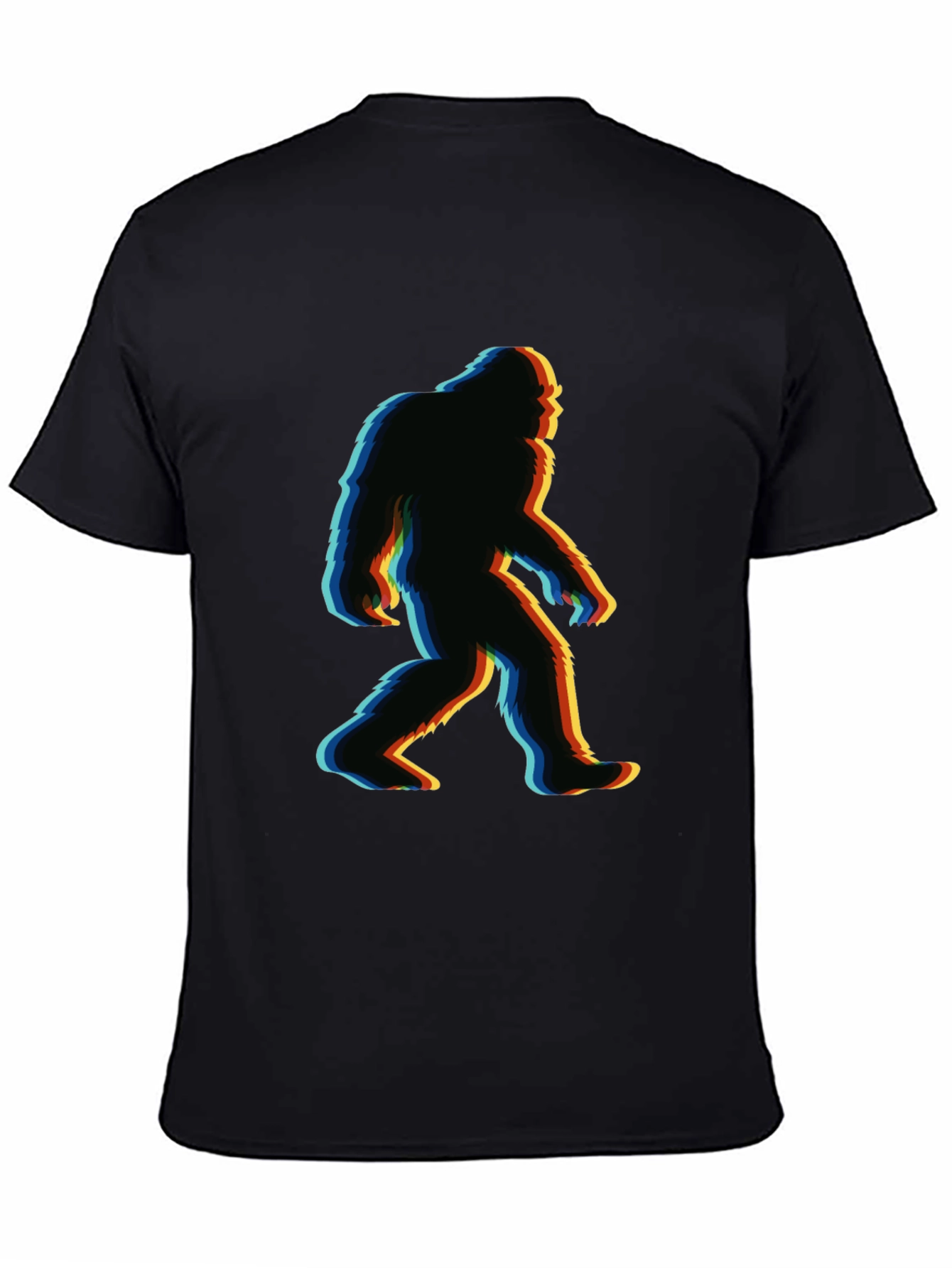 Bigfoot Glitch T-Shirt - Retro Sasquatch Tee