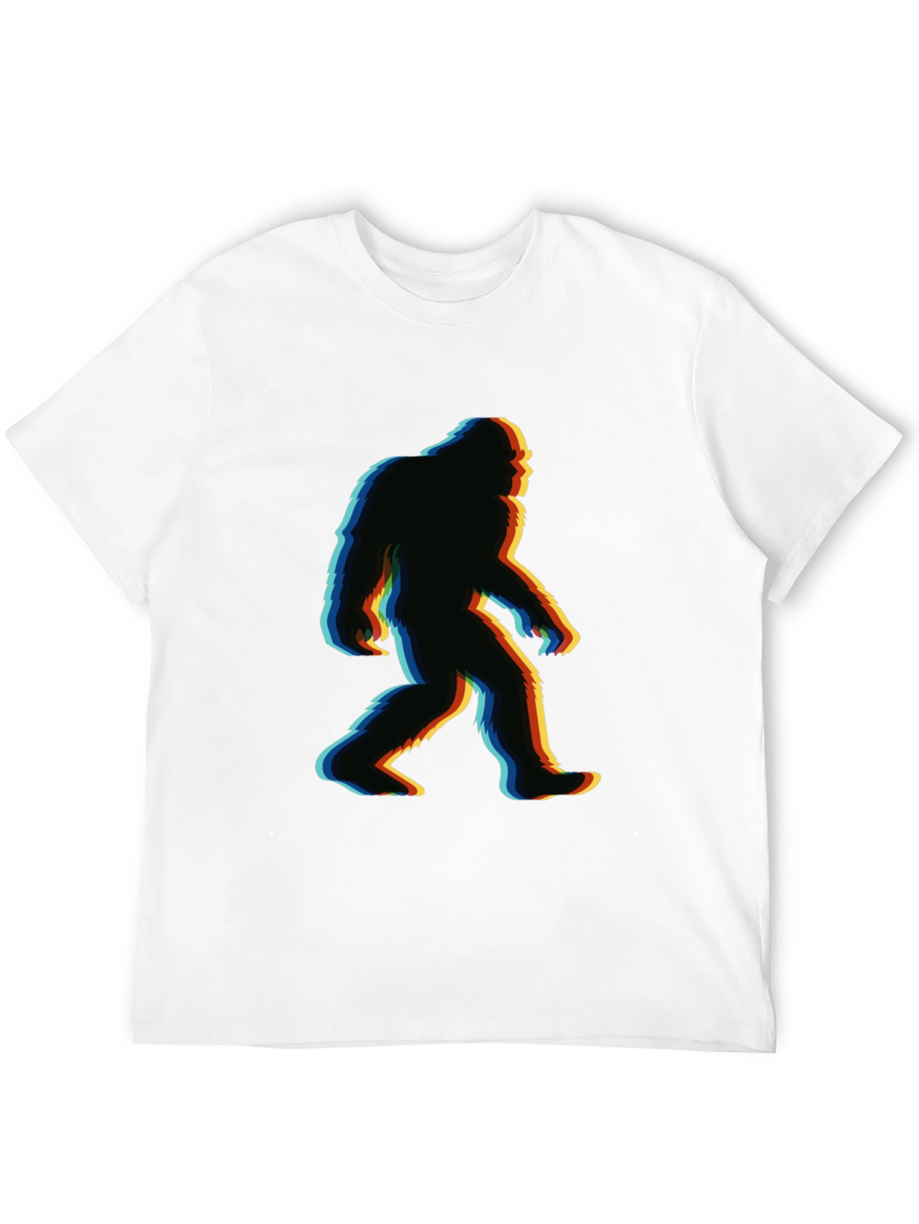 Bigfoot Glitch T-Shirt - Retro Sasquatch Tee