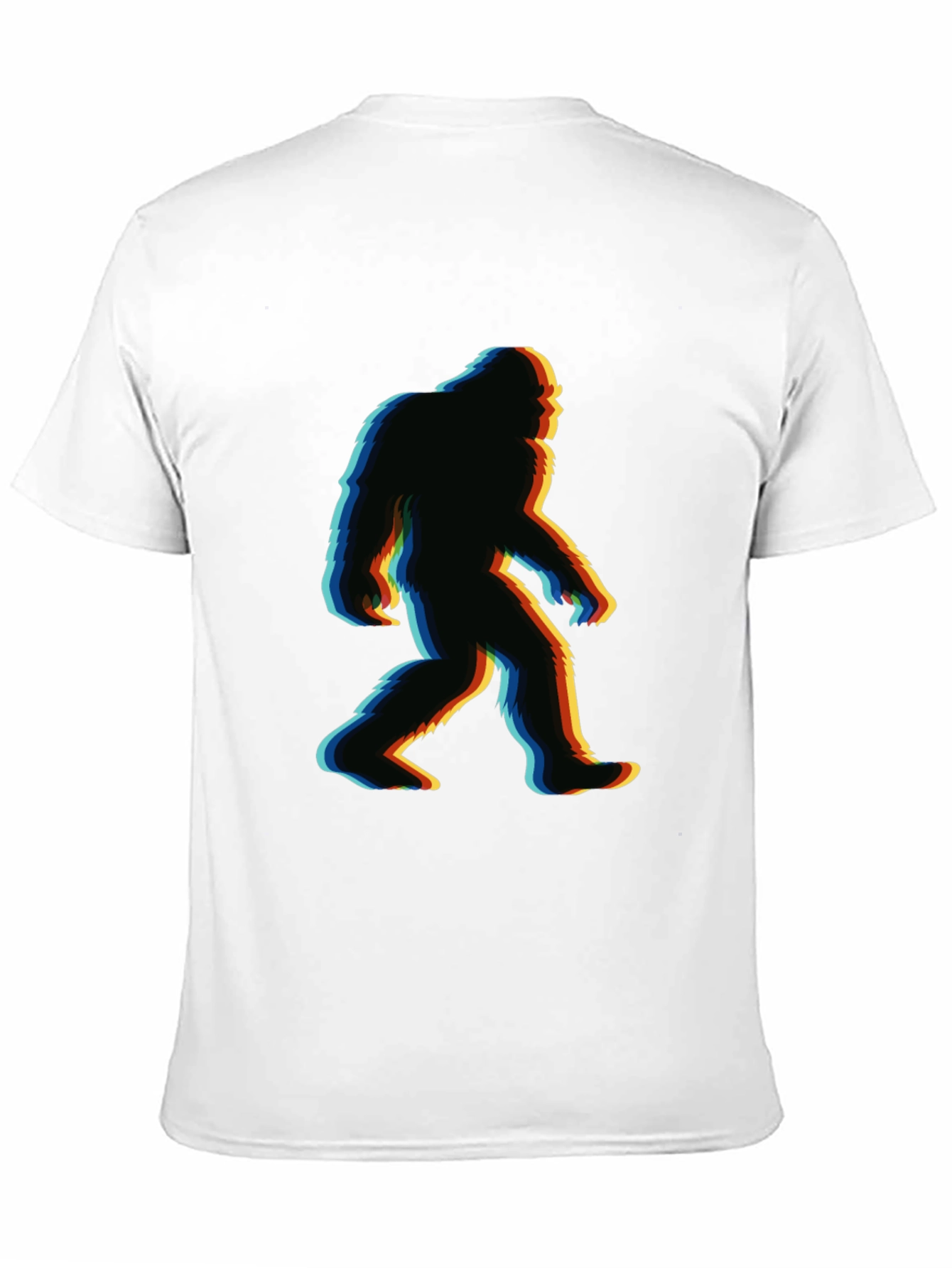 Bigfoot Glitch T-Shirt - Retro Sasquatch Tee