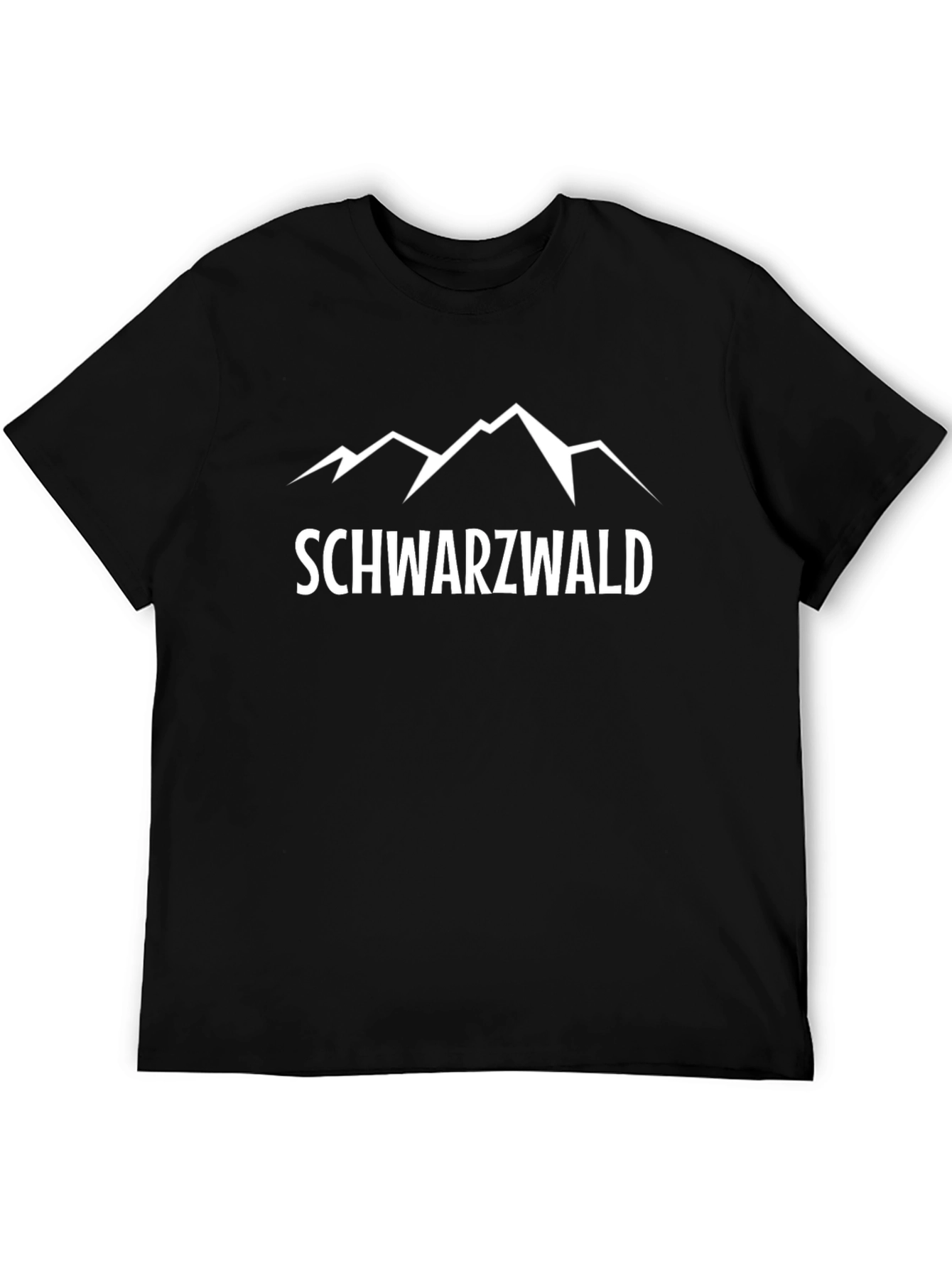 Schwarzwald Black Graphic Tee - Mens Casual T-Shirt
