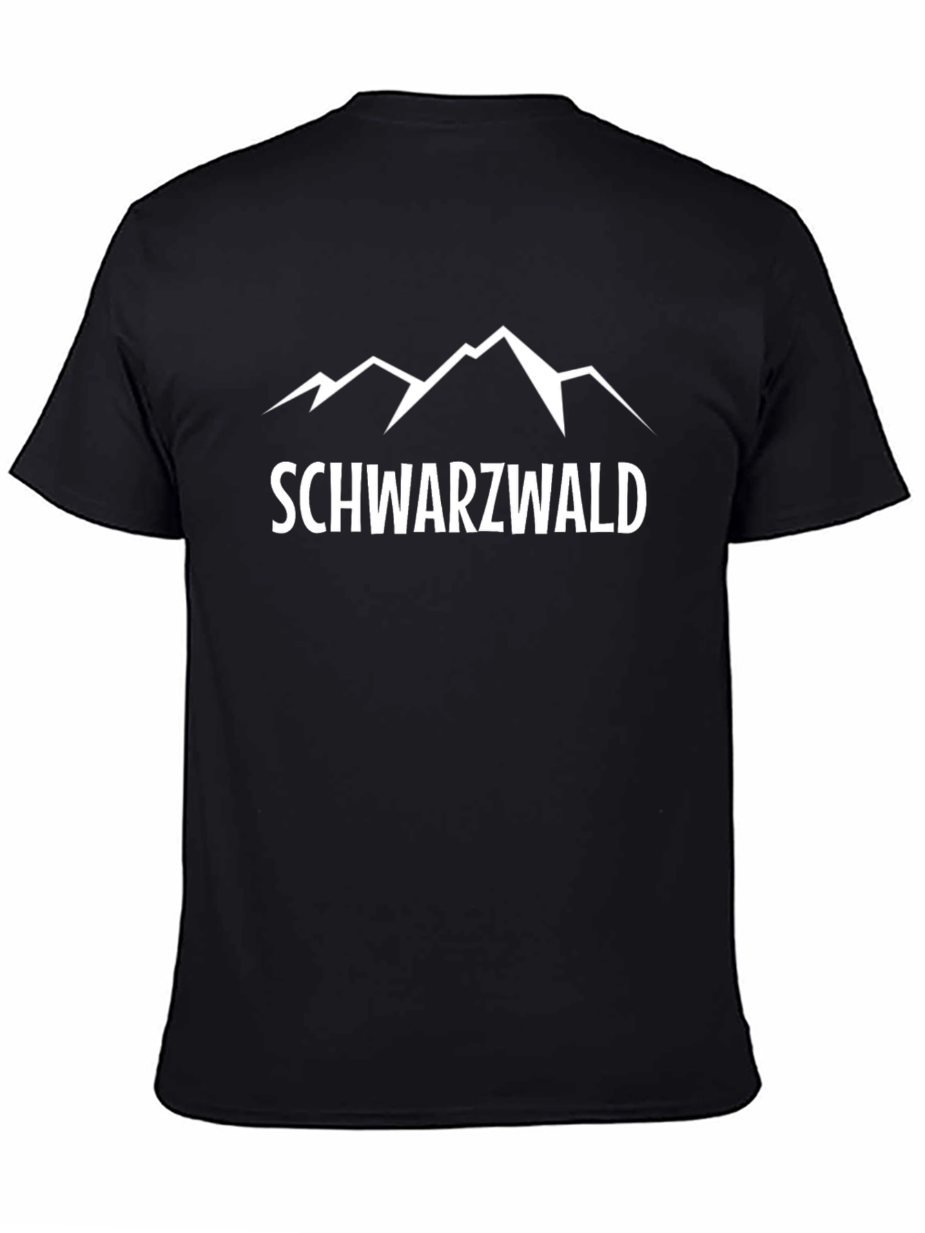 Schwarzwald Black Graphic Tee - Mens Casual T-Shirt