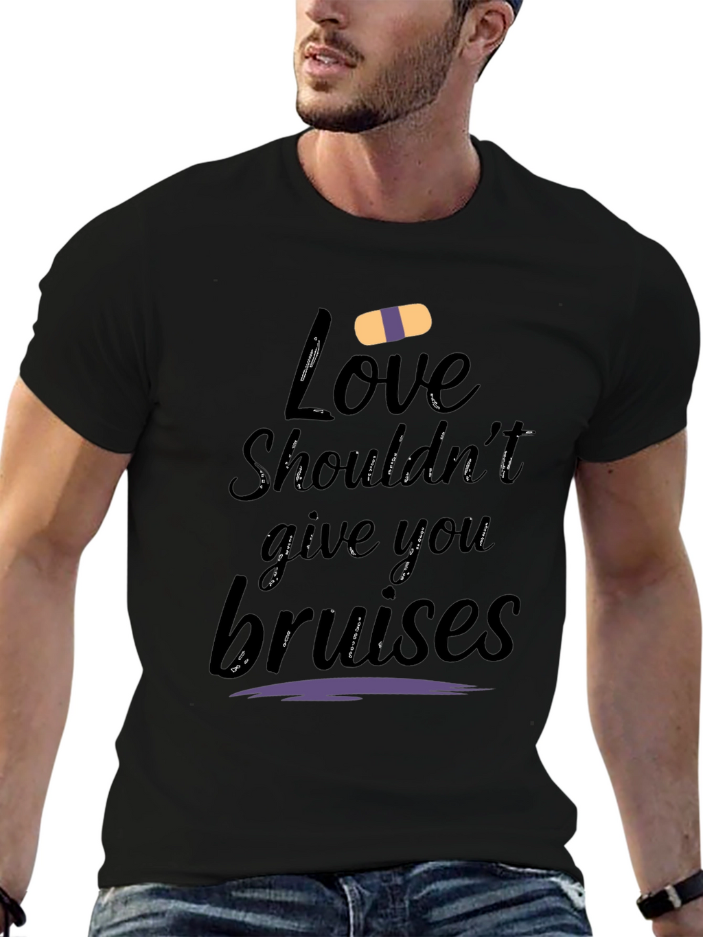 Love Shouldnt Bruise Graphic Tee
