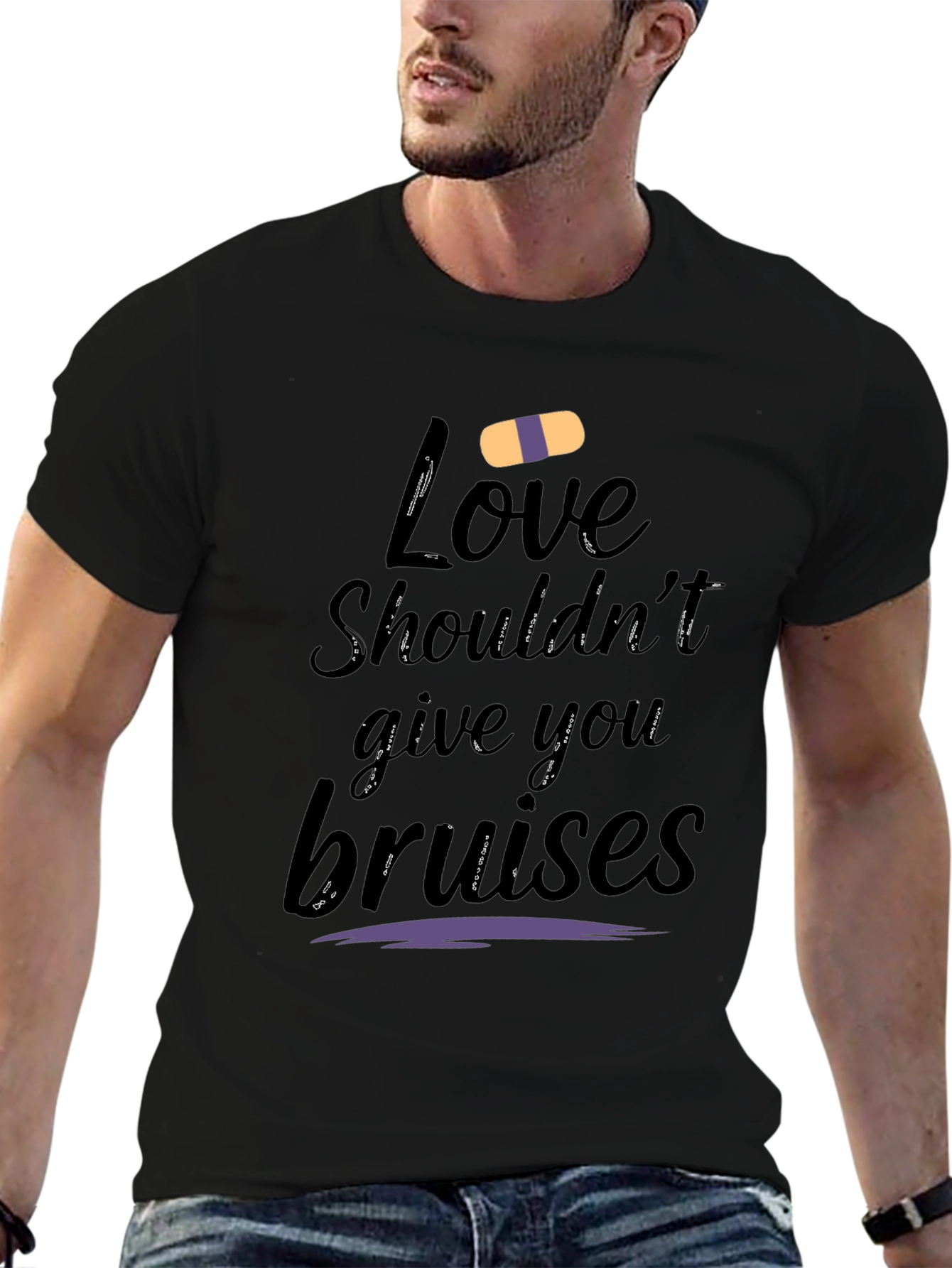 Love Shouldnt Bruise Graphic Tee