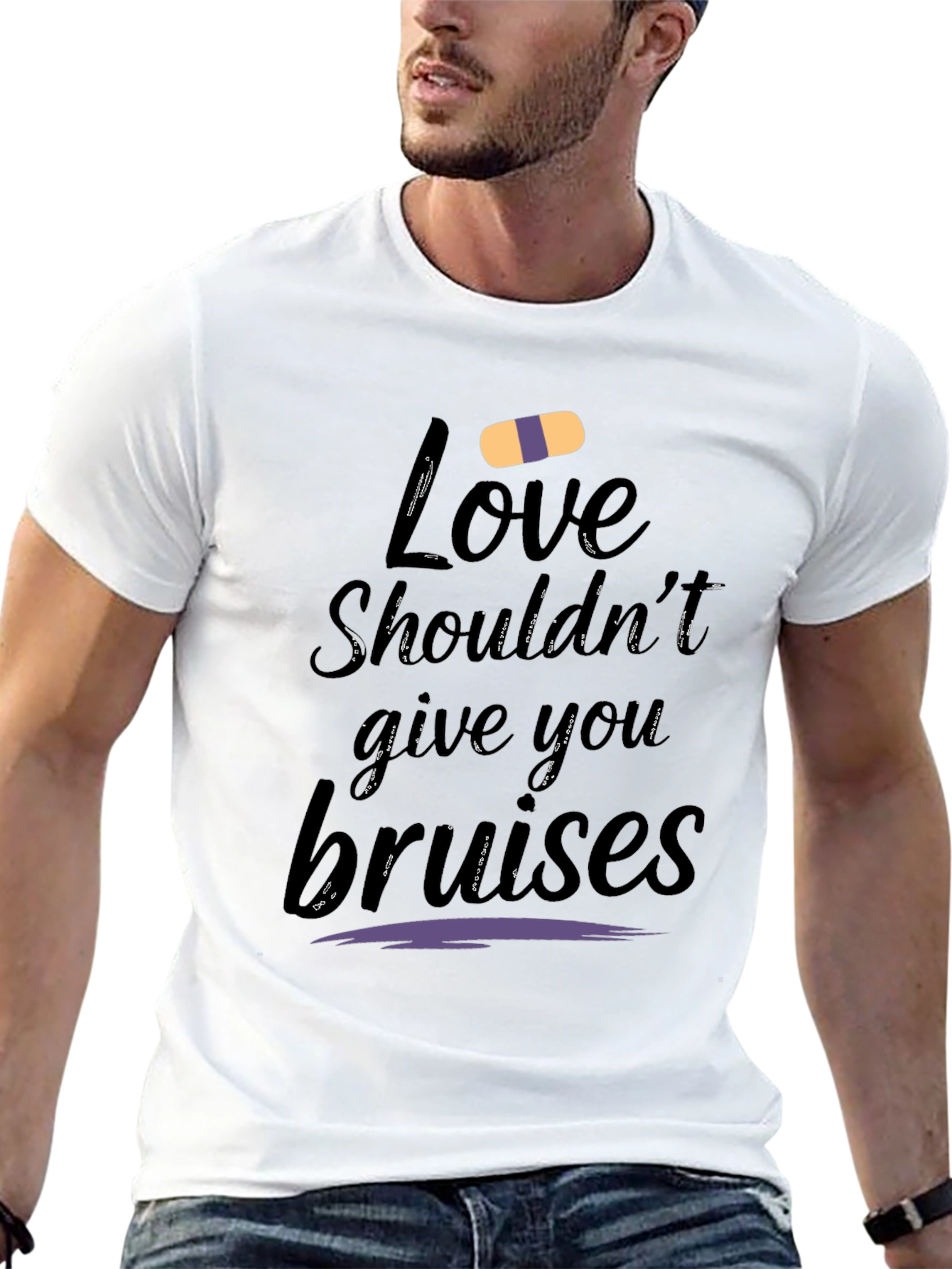 Love Shouldnt Bruise Graphic Tee
