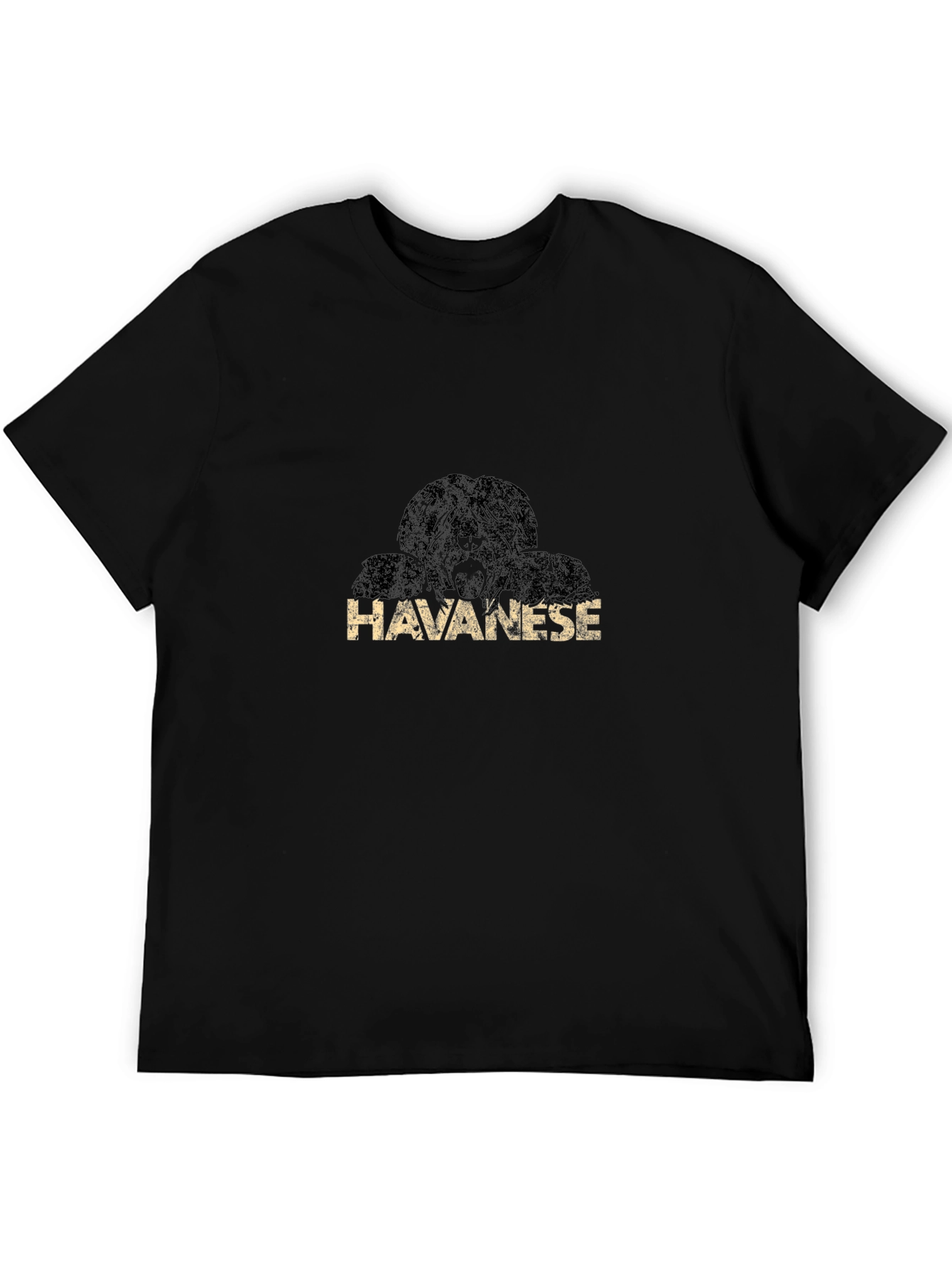 Havanese Dog Breed Black T-Shirt