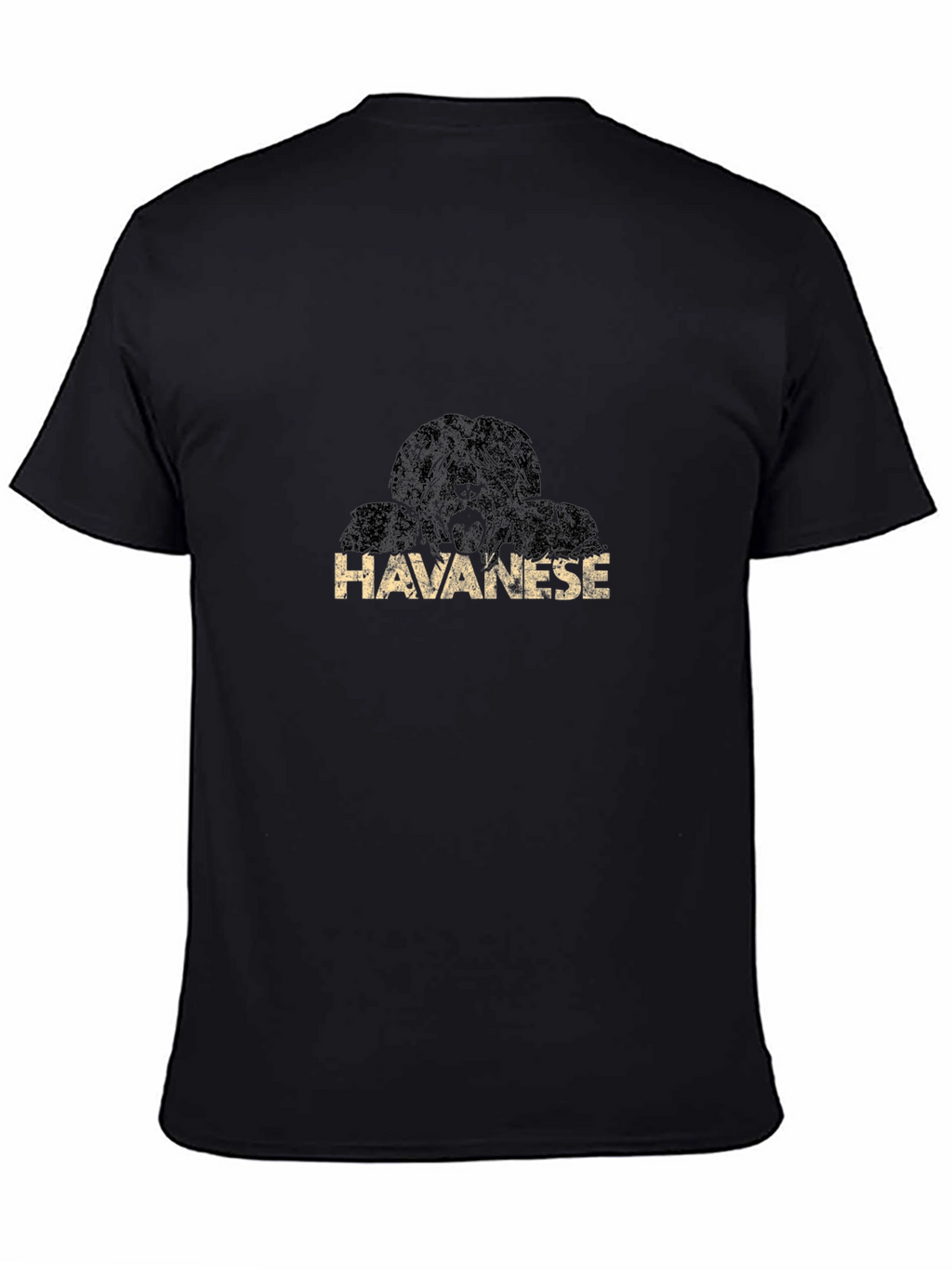 Havanese Dog Breed Black T-Shirt