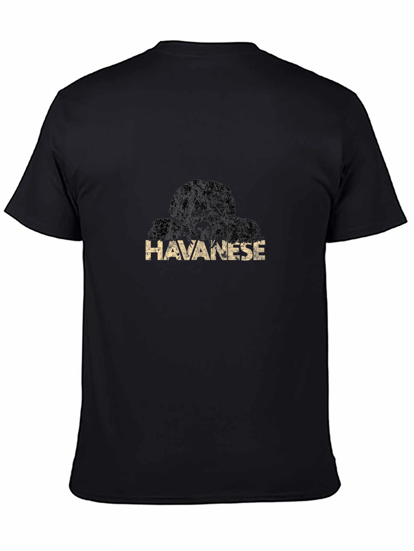 Havanese Dog Breed Black T-Shirt