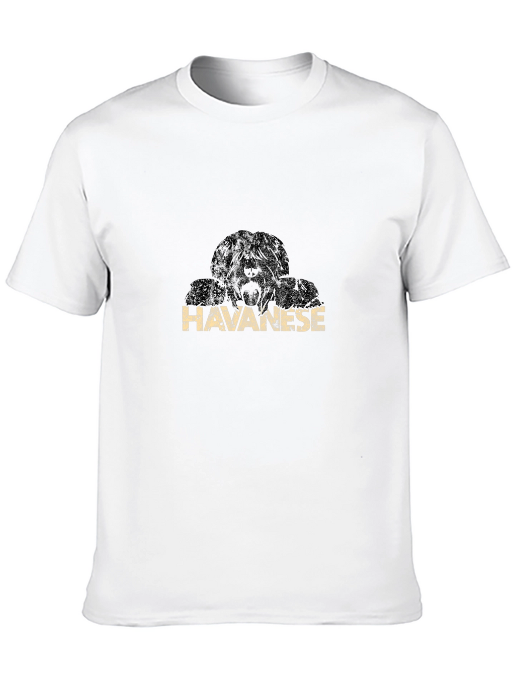 Havanese Dog Breed Black T-Shirt