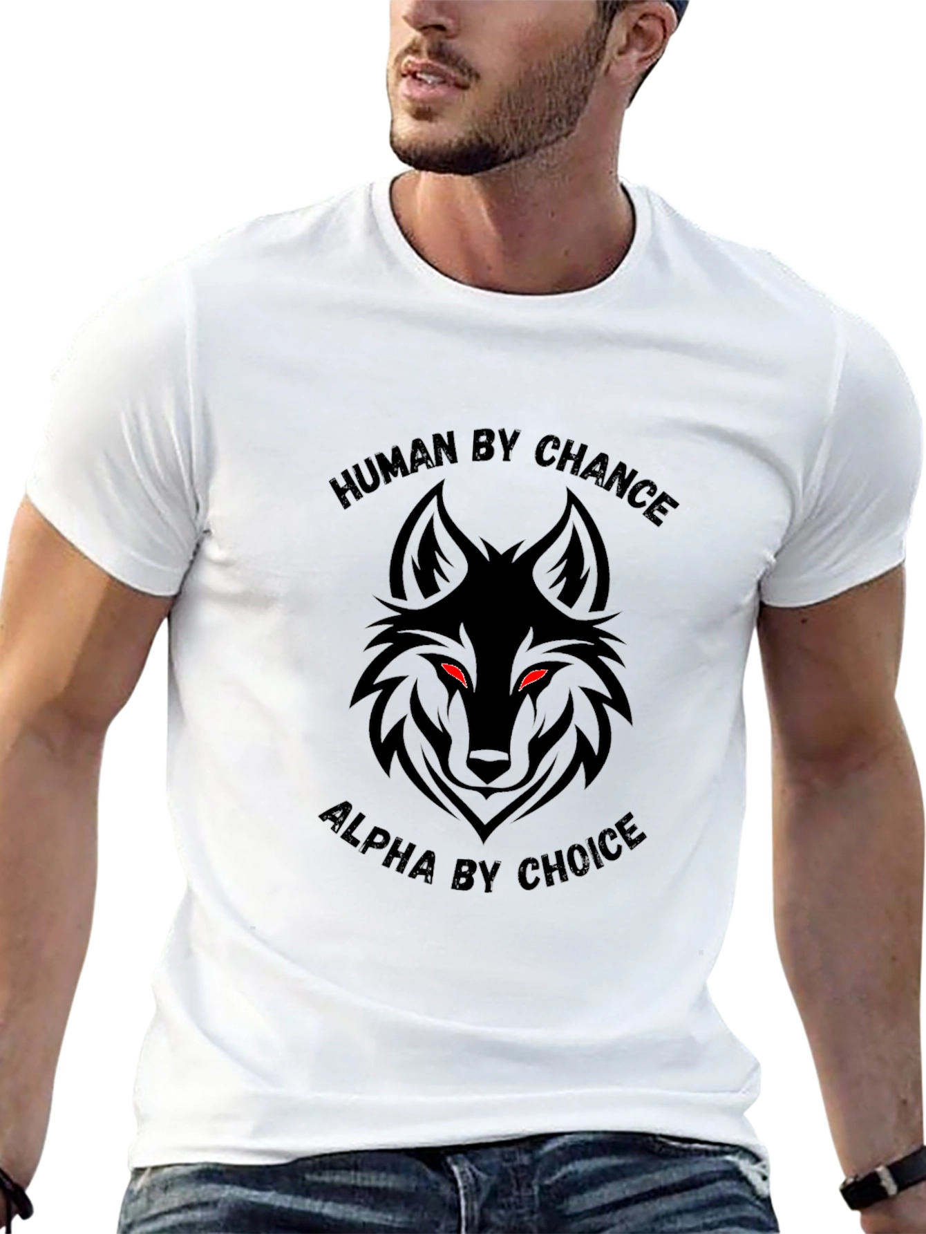 Human By Chance Alpha By Choice Graphic Tee