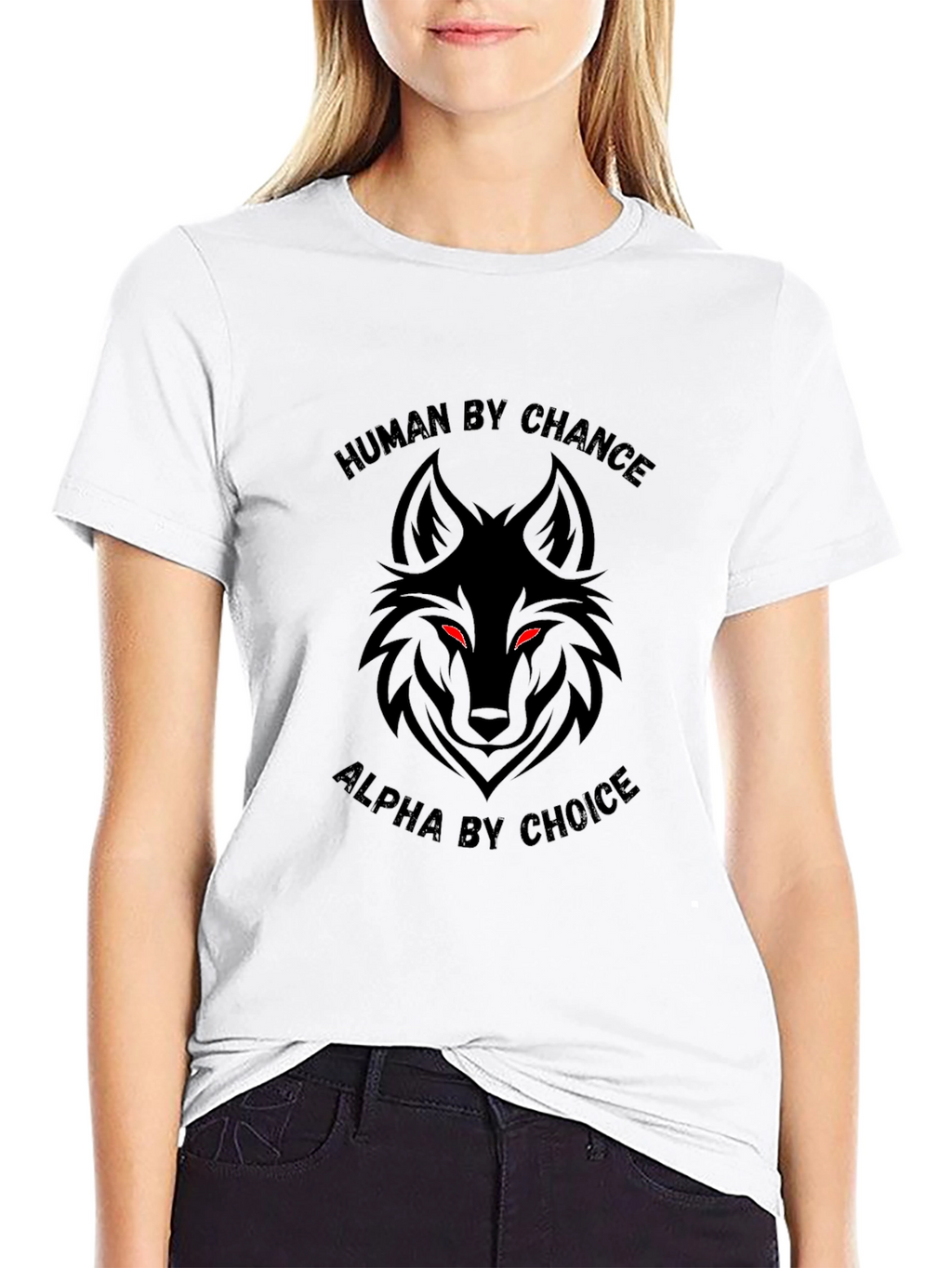 Human By Chance Alpha By Choice Graphic Tee