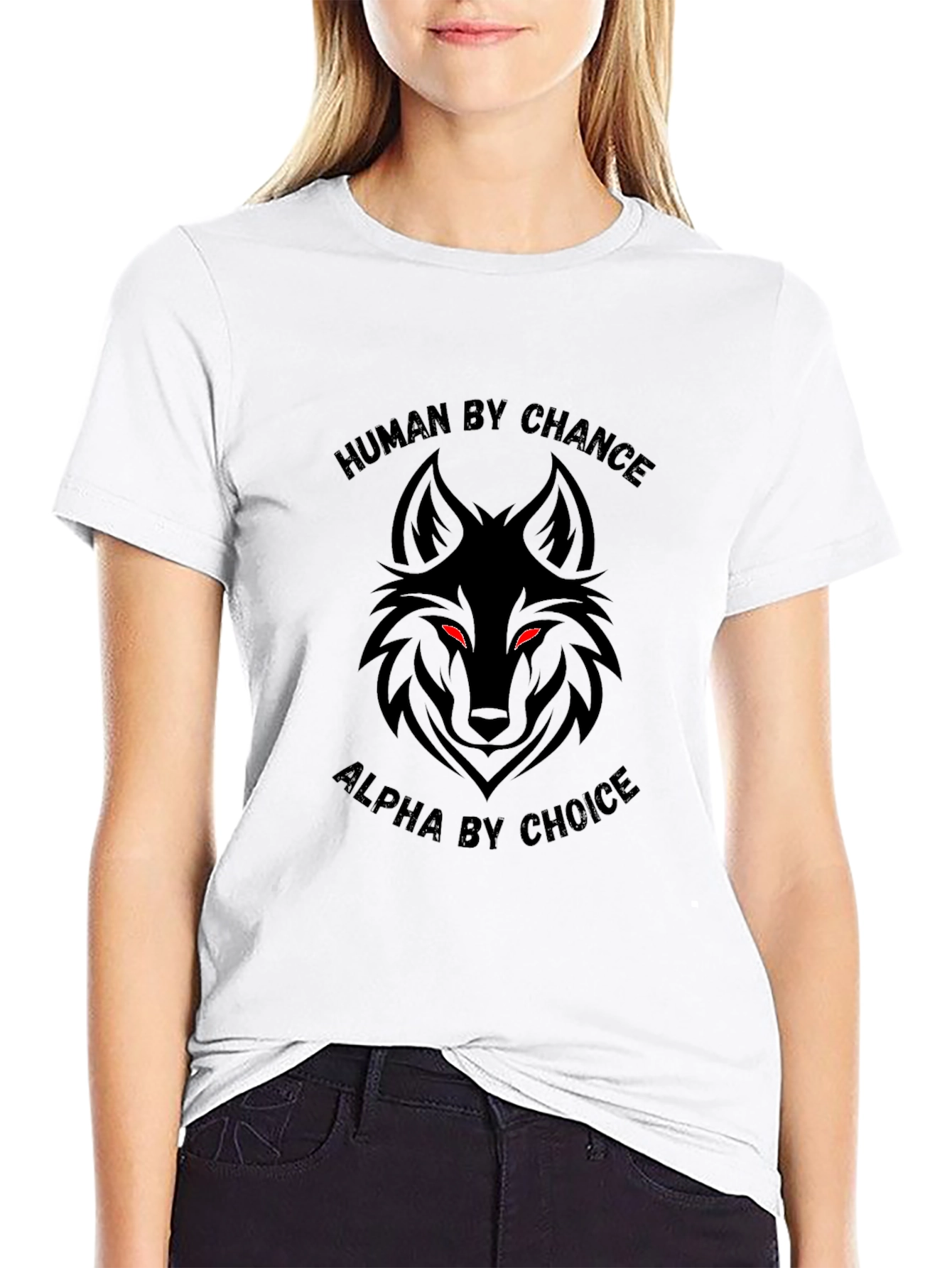 Human By Chance Alpha By Choice Graphic Tee