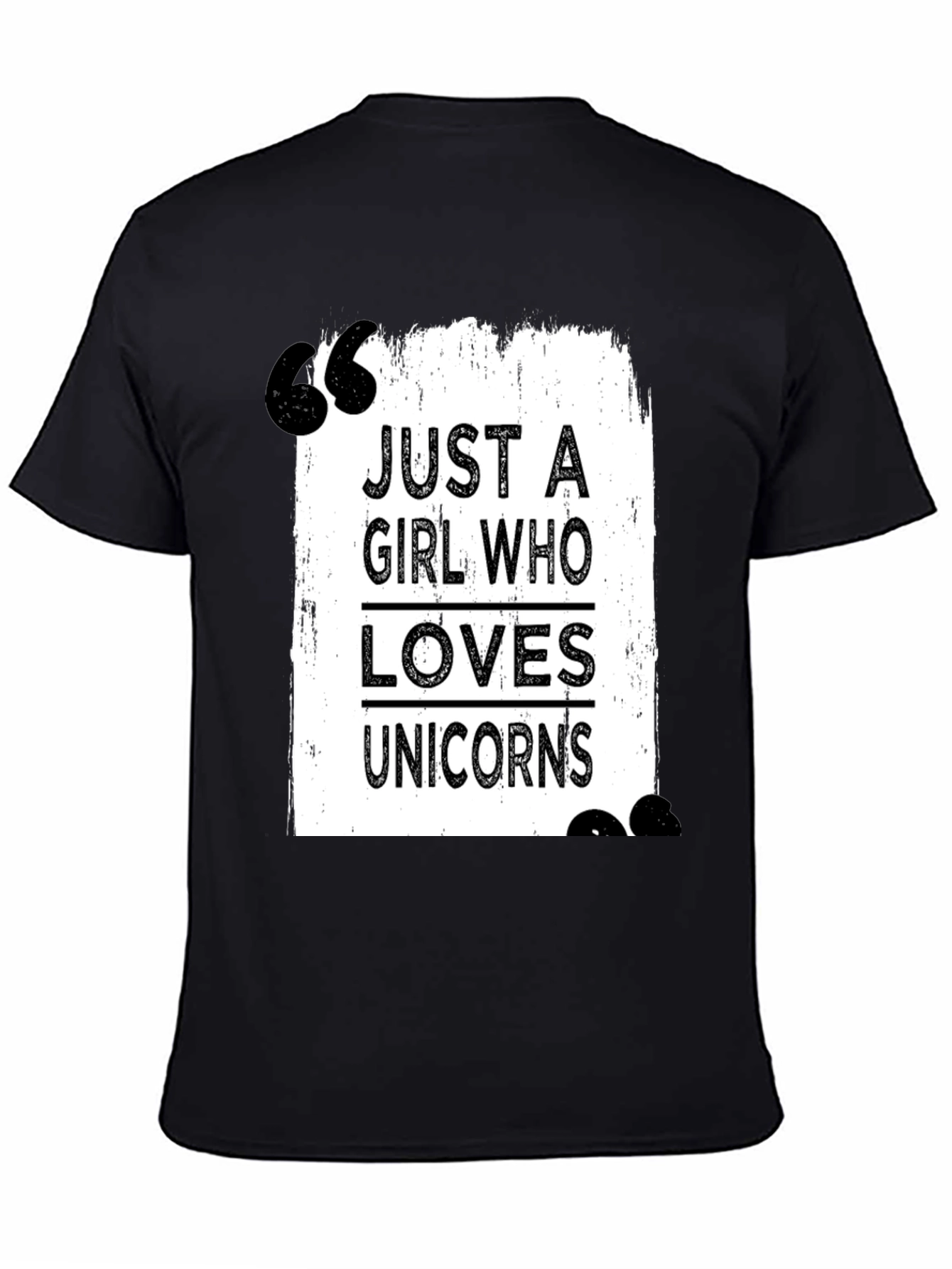Just a Girl Who Loves Unicorns T-Shirt