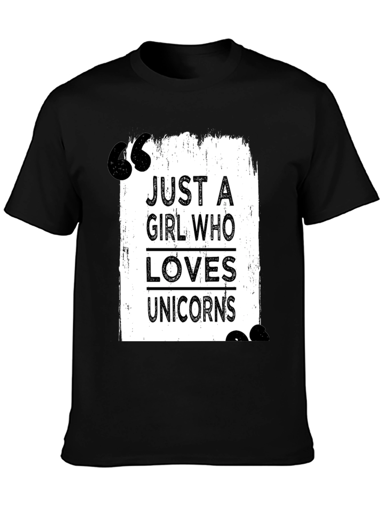Just a Girl Who Loves Unicorns T-Shirt