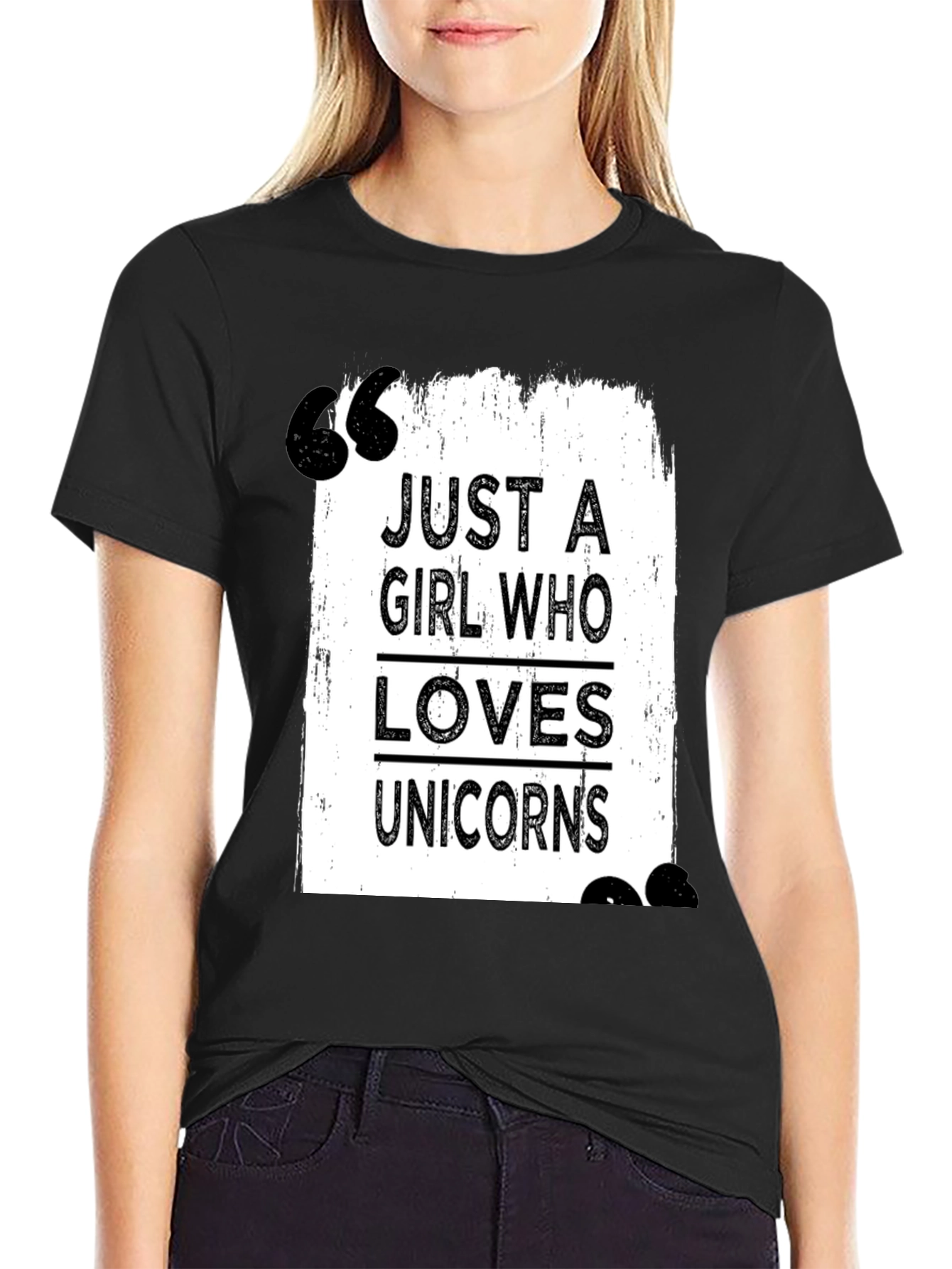Just a Girl Who Loves Unicorns T-Shirt