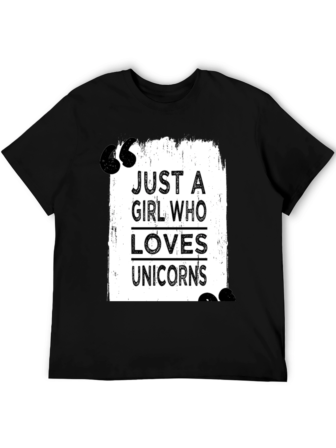 Just a Girl Who Loves Unicorns T-Shirt