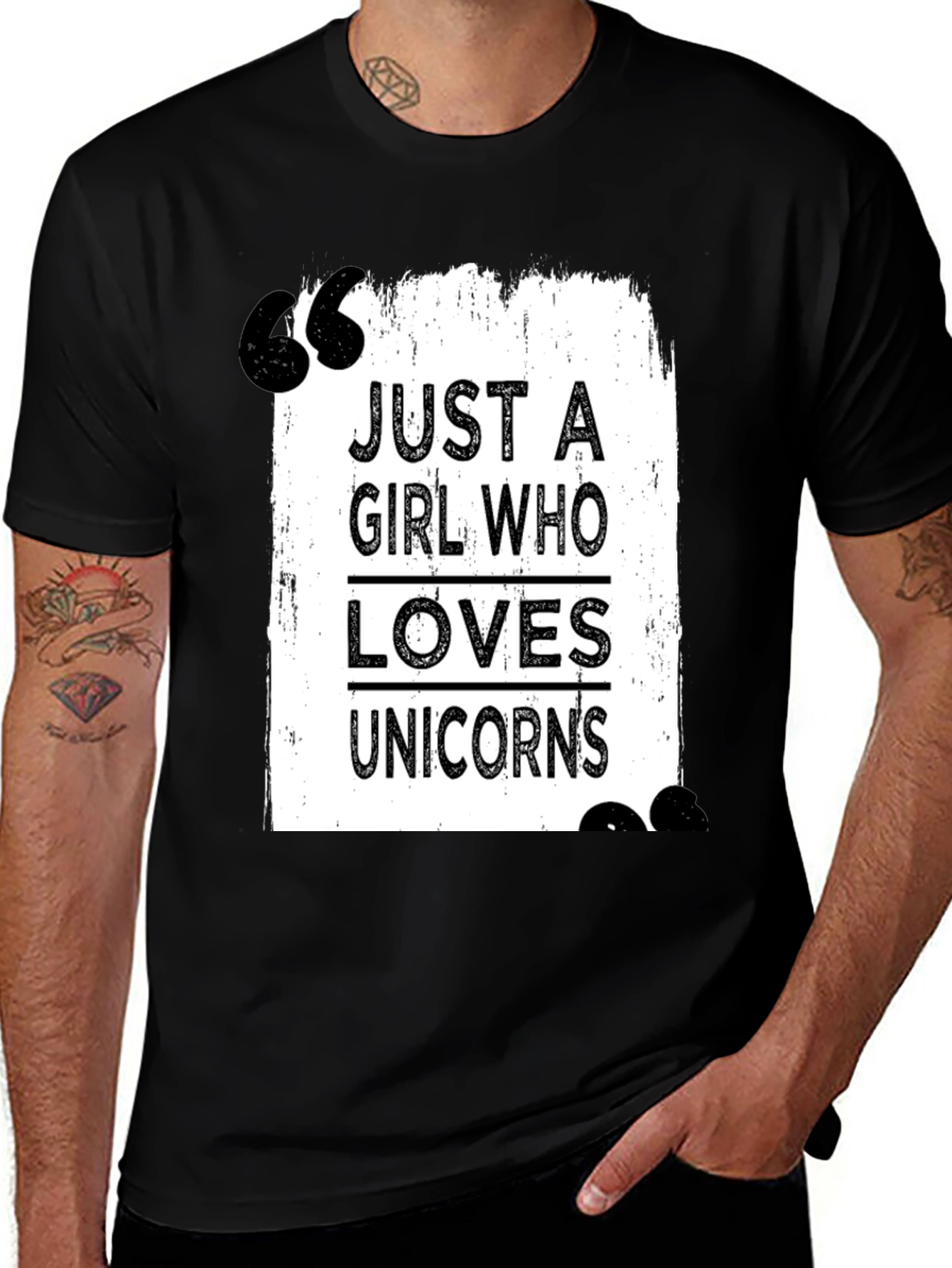 Just a Girl Who Loves Unicorns T-Shirt