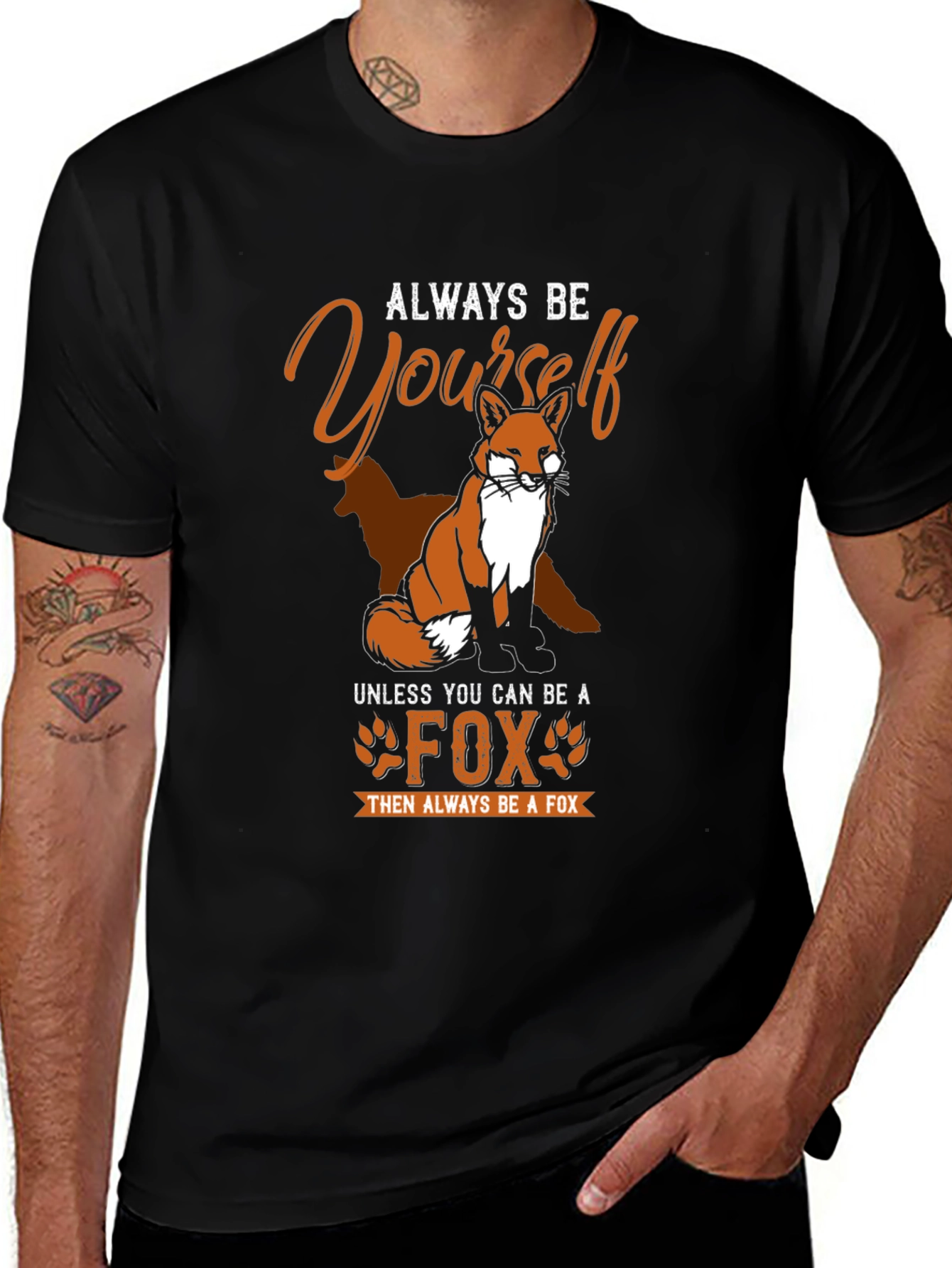 Always Be Yourself Fox Graphic Tee