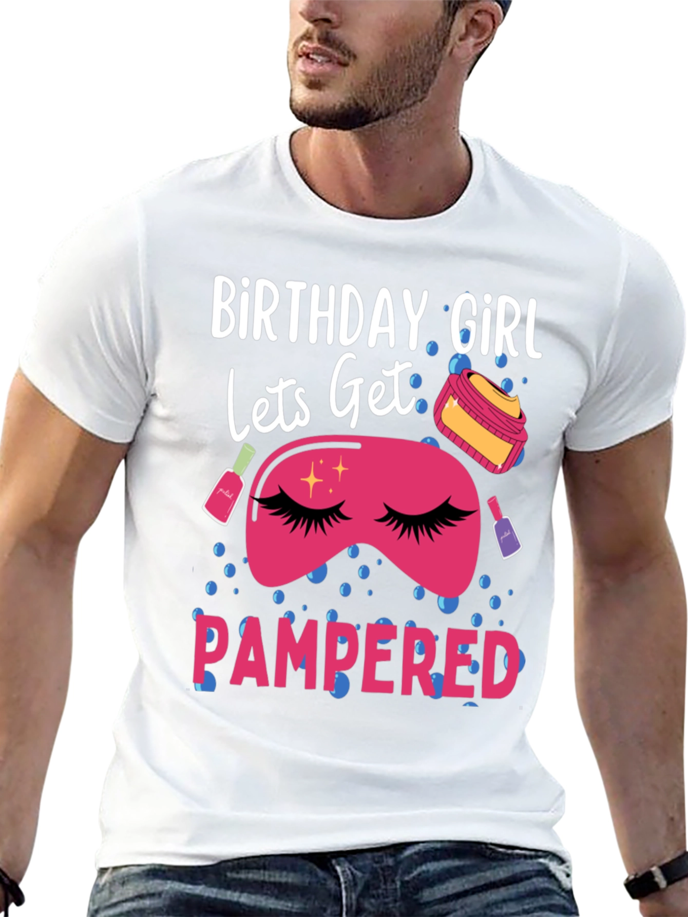 Birthday Girl Pampered T-Shirt - Spa Day Gift