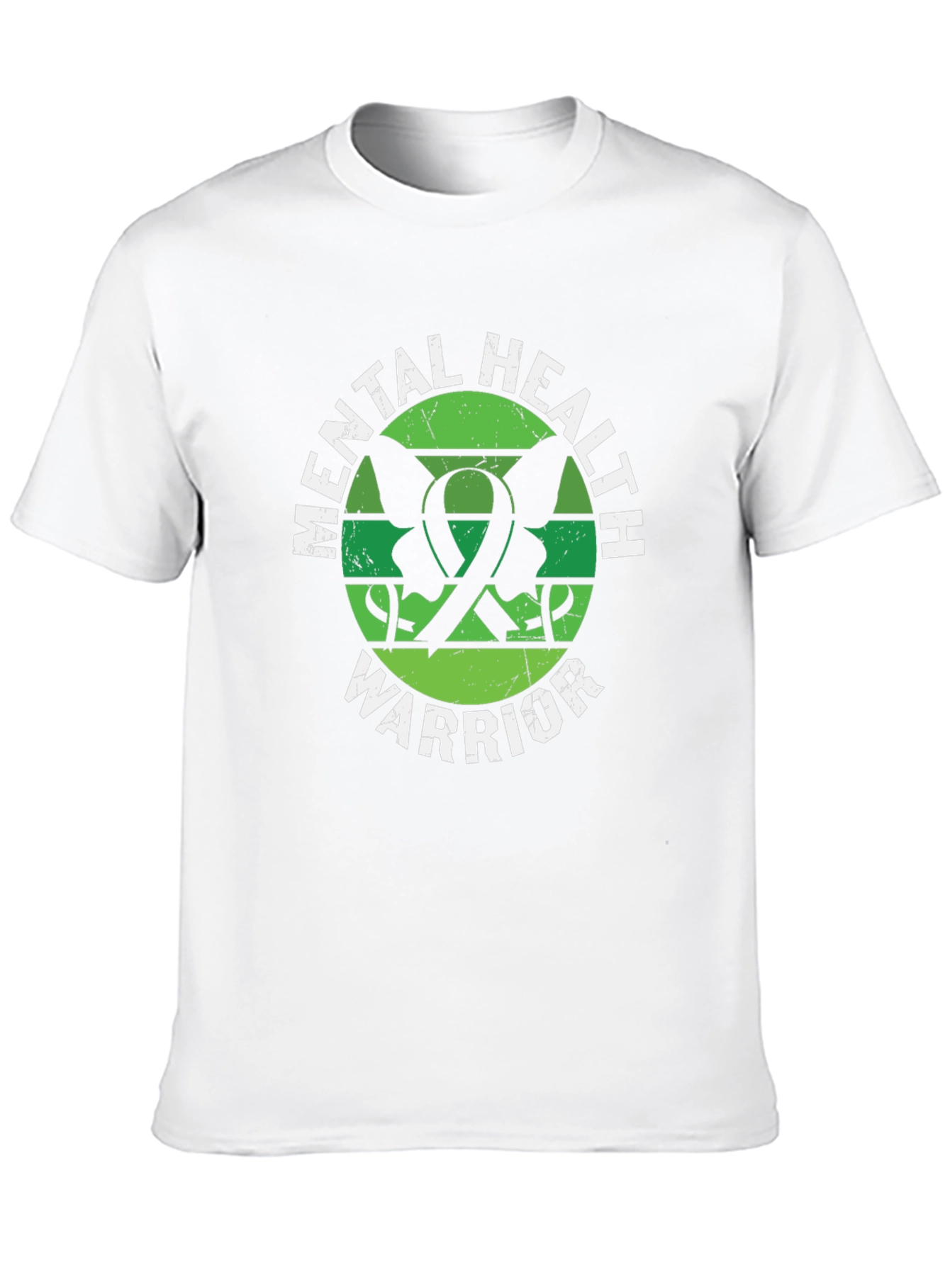 Mental Health Warrior Graphic Tee - Support Awareness