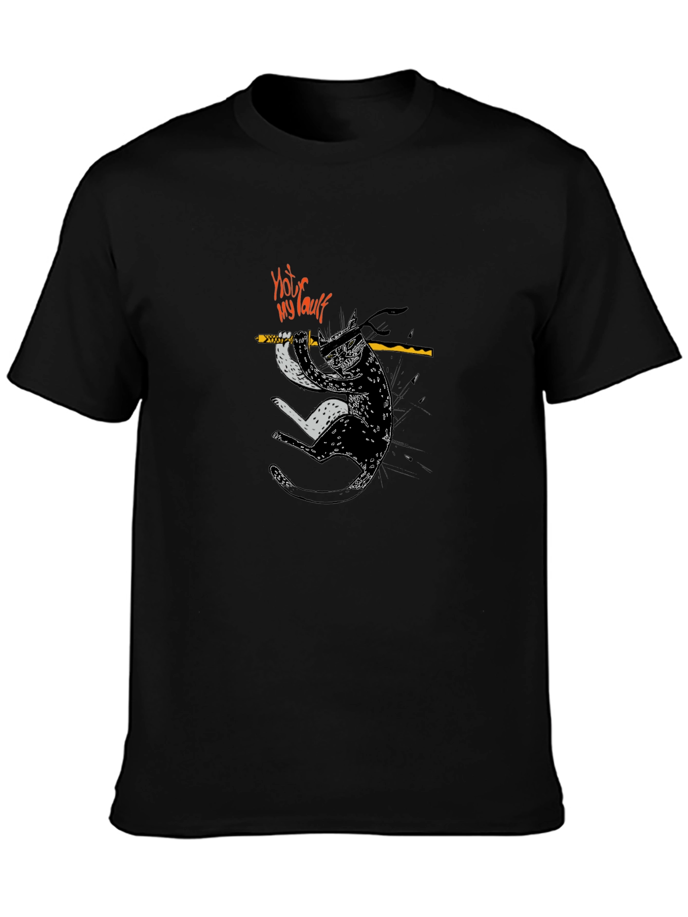 Ninja Cat T-Shirt - Not My Fault Funny Tee