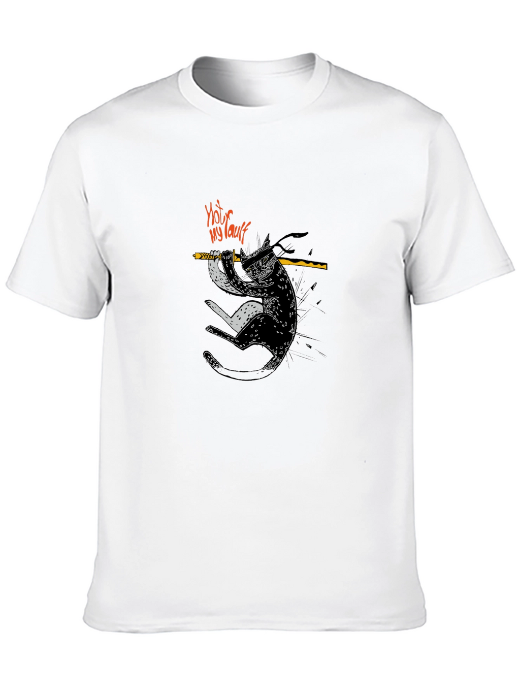 Ninja Cat T-Shirt - Not My Fault Funny Tee