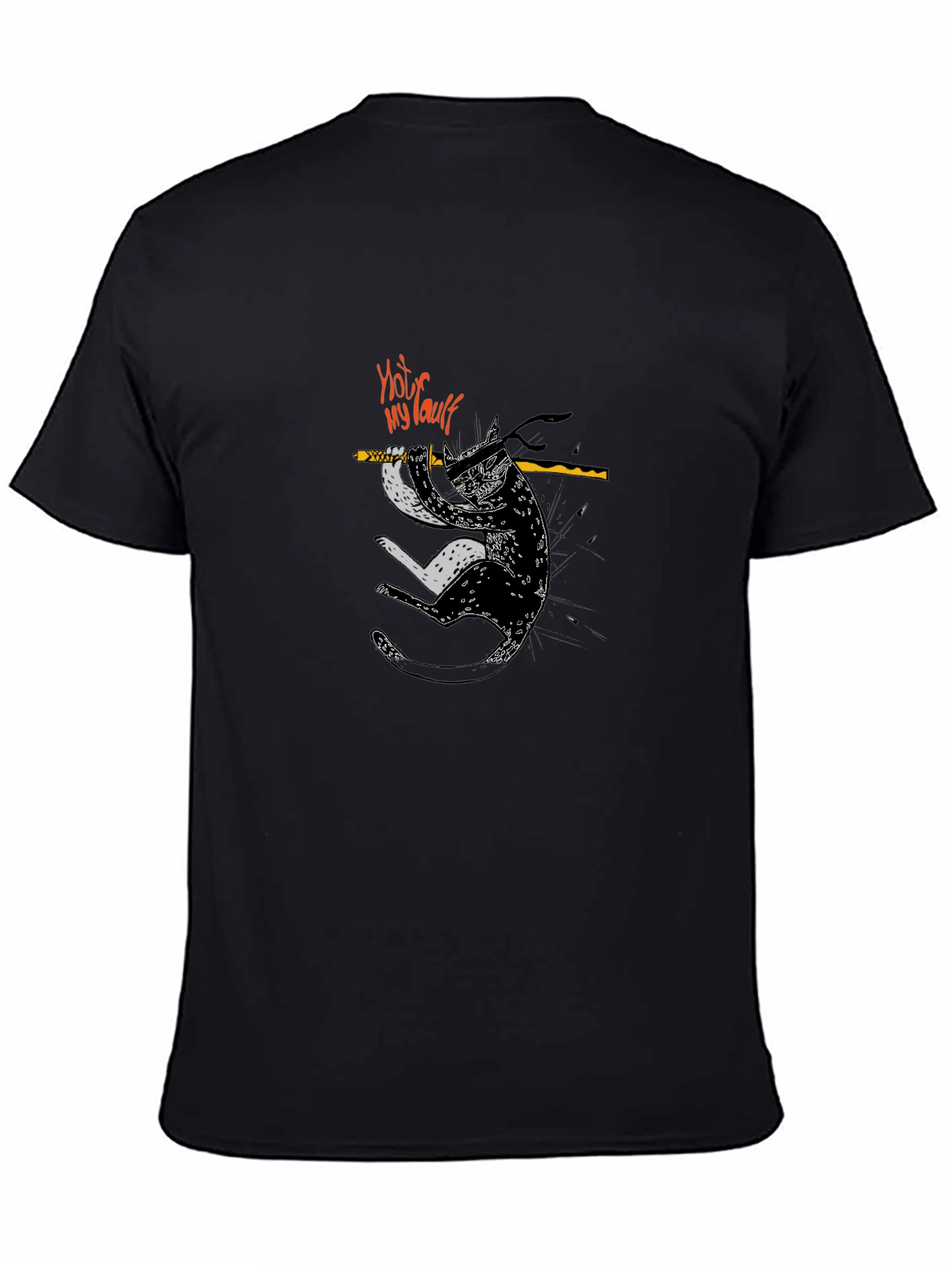 Ninja Cat T-Shirt - Not My Fault Funny Tee
