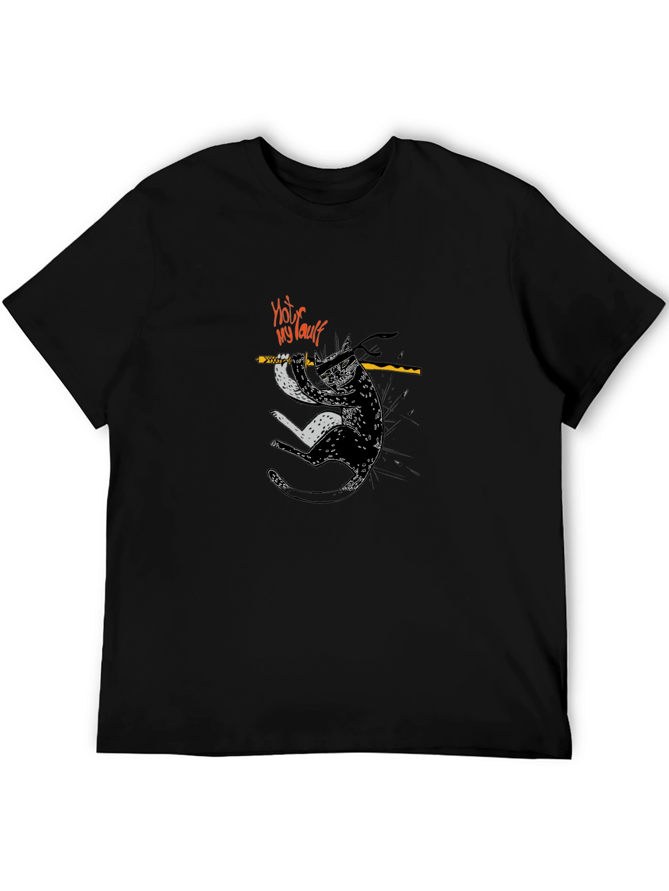Ninja Cat T-Shirt - Not My Fault Funny Tee