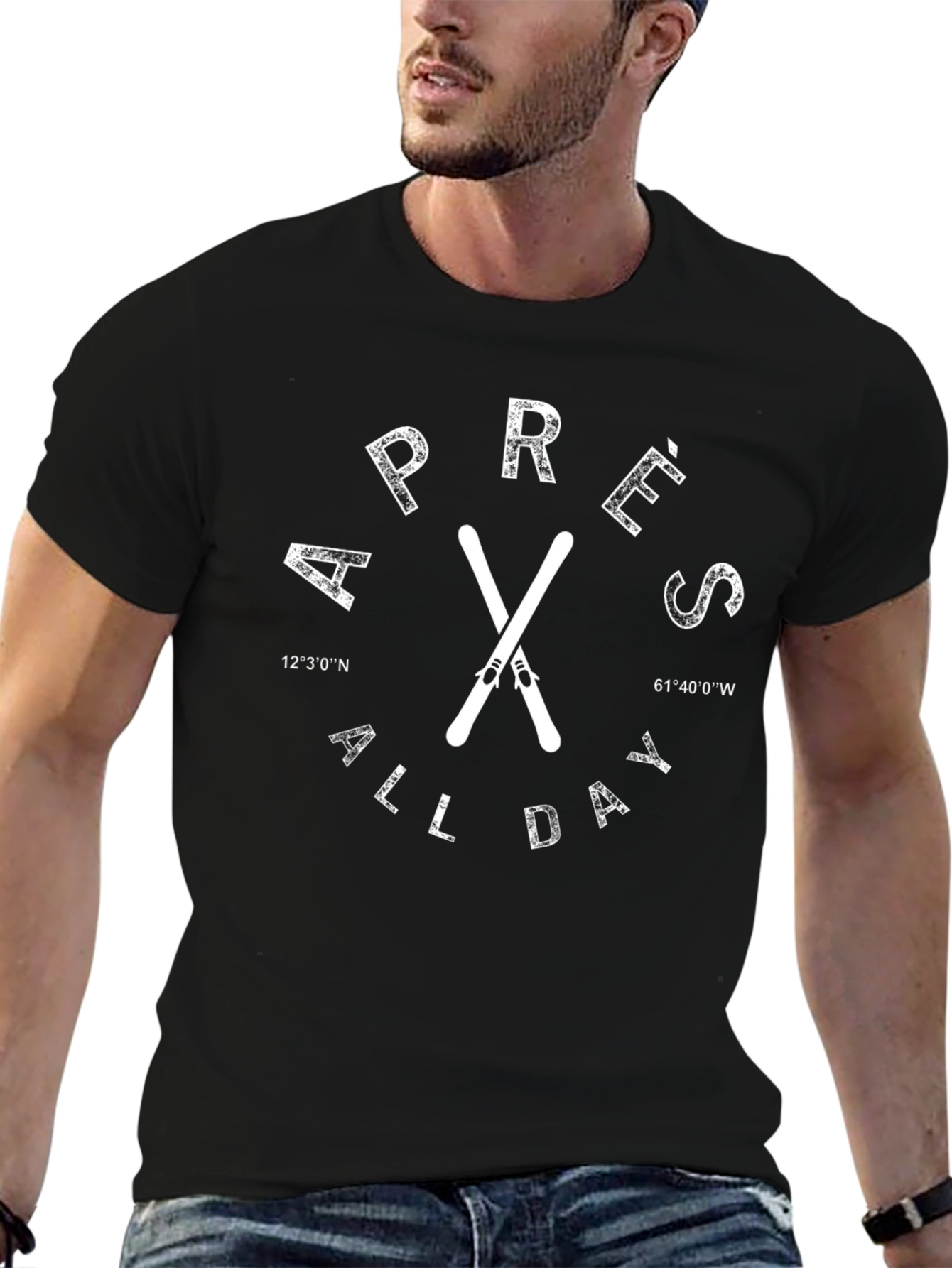 Après All Day Ski T-Shirt - Black Graphic Tee