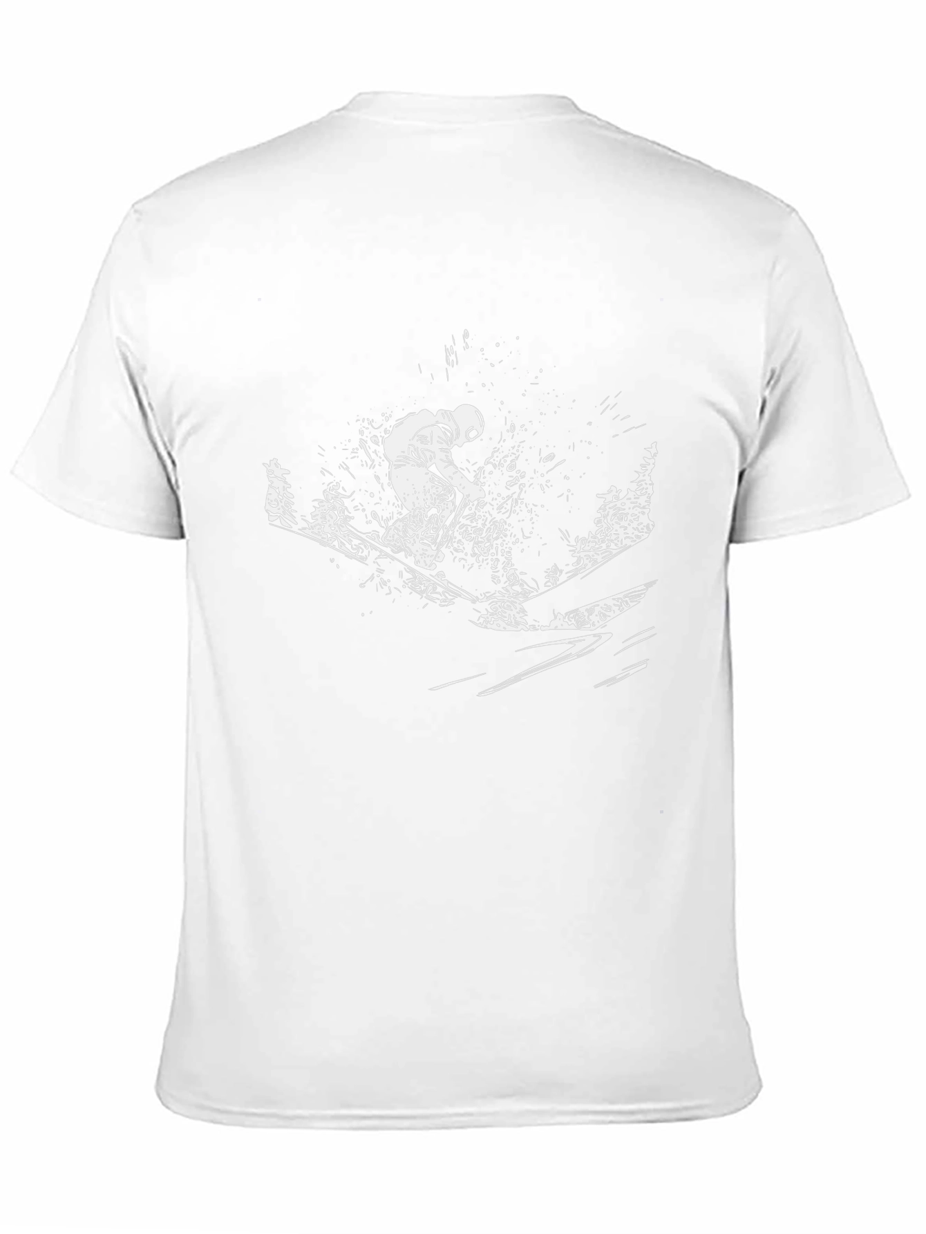 Black Ski T-Shirt: Adventure Ready