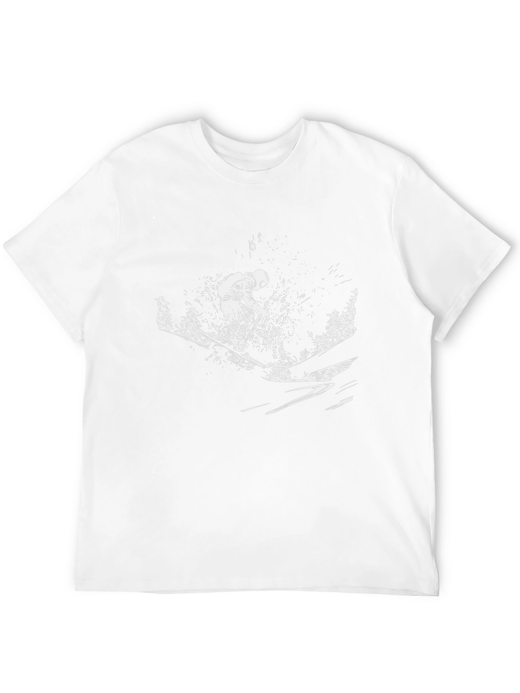Black Ski T-Shirt: Adventure Ready