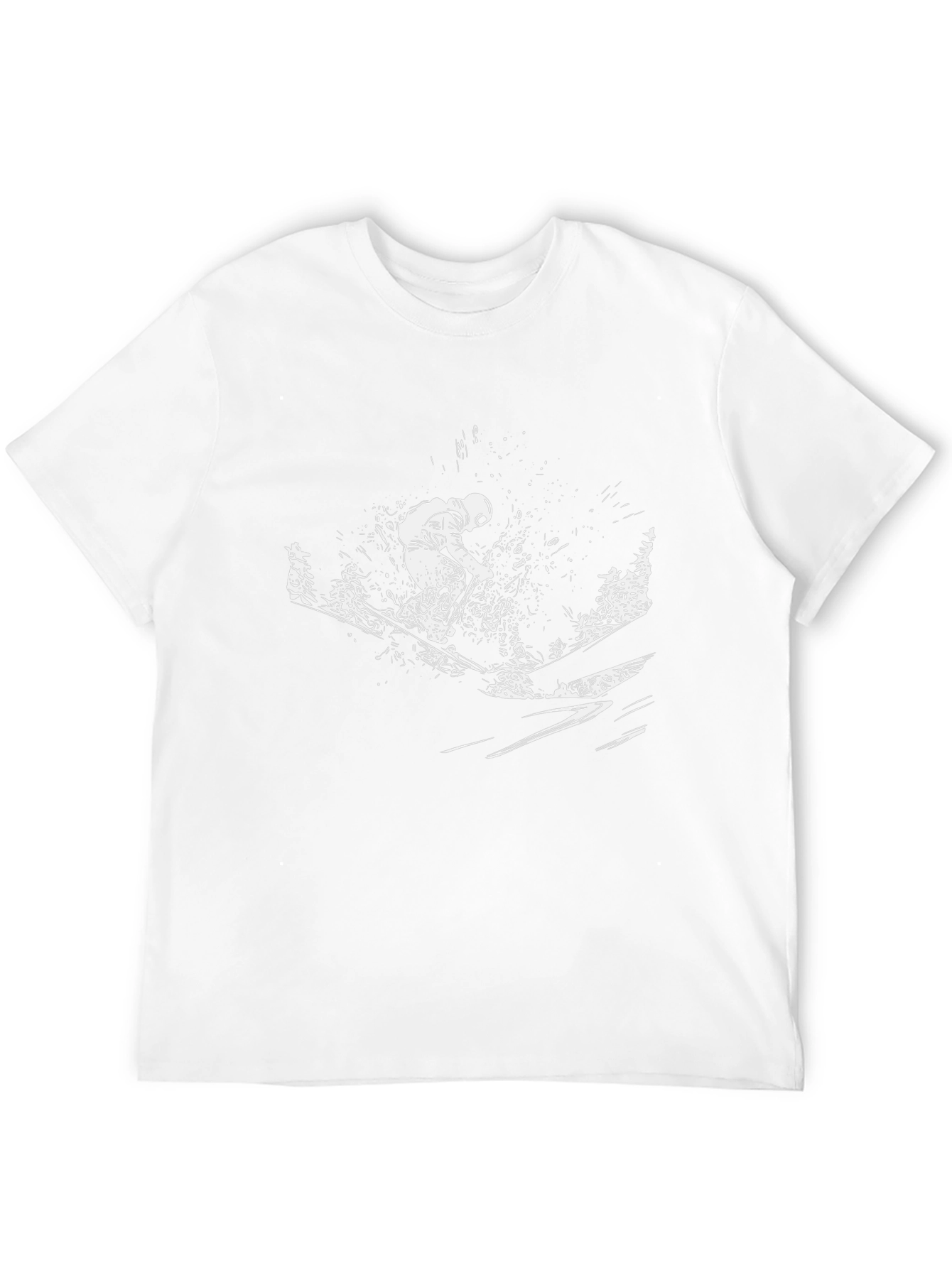 Black Ski T-Shirt: Adventure Ready