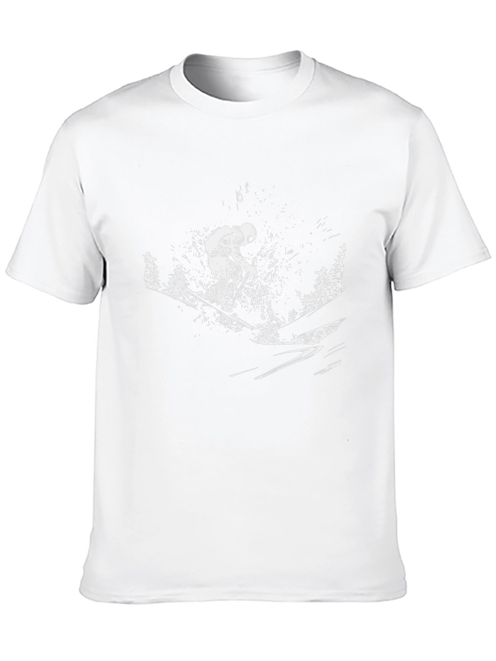 Black Ski T-Shirt: Adventure Ready