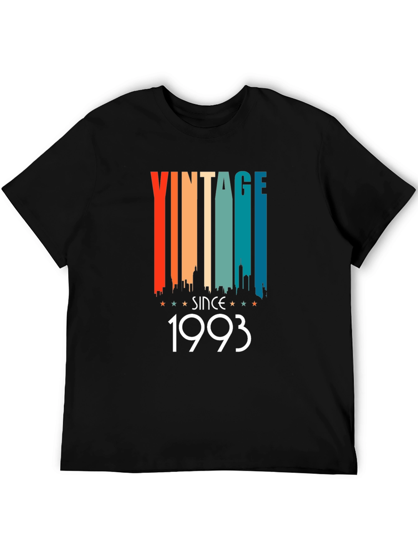 Vintage Since 1993 Black Graphic Tee