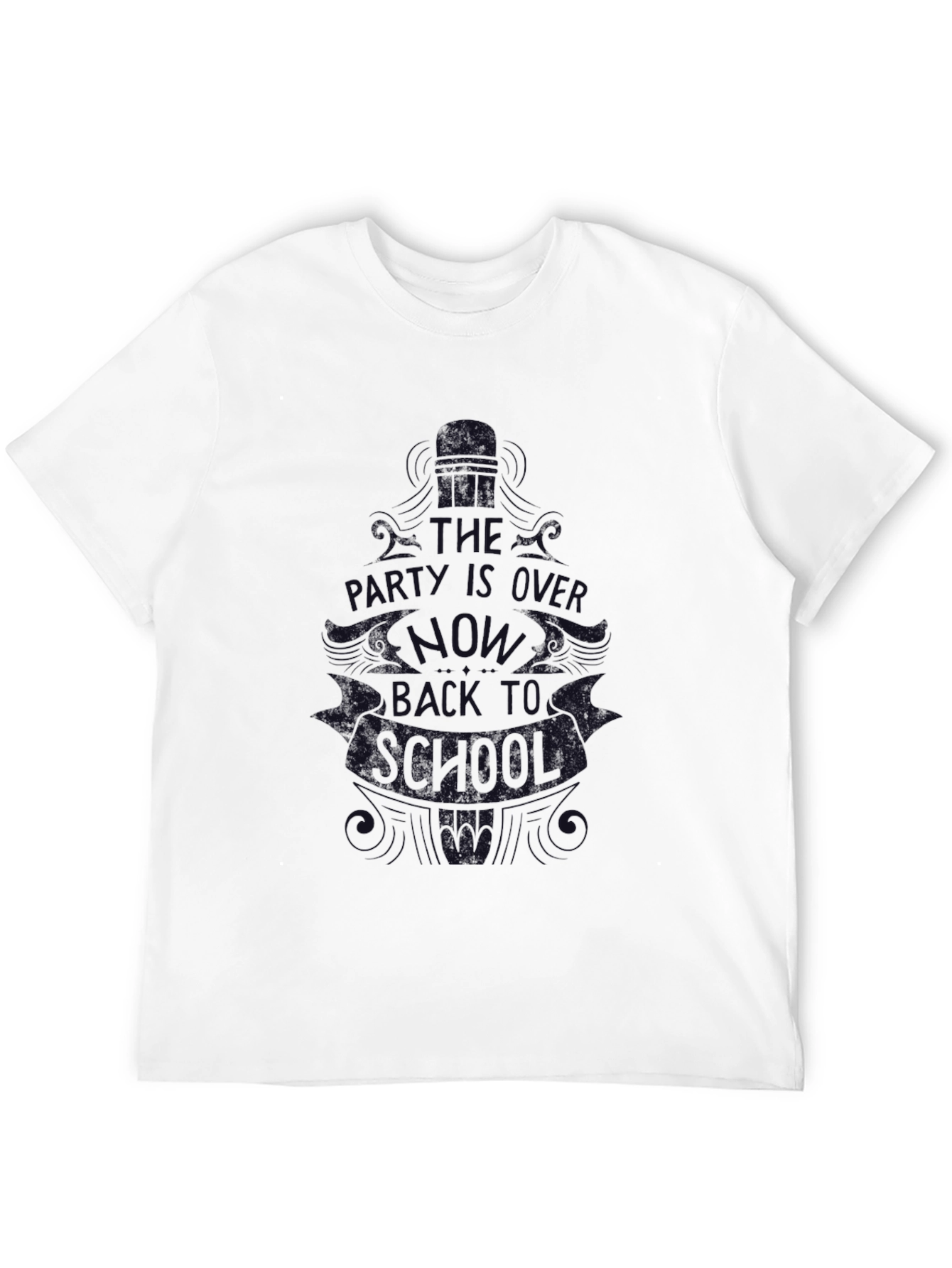 Mens Graphic Print Crew Neck T-Shirt