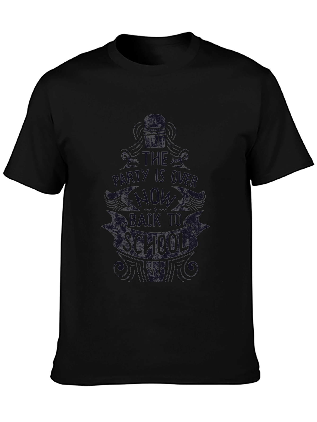 Mens Graphic Print Crew Neck T-Shirt
