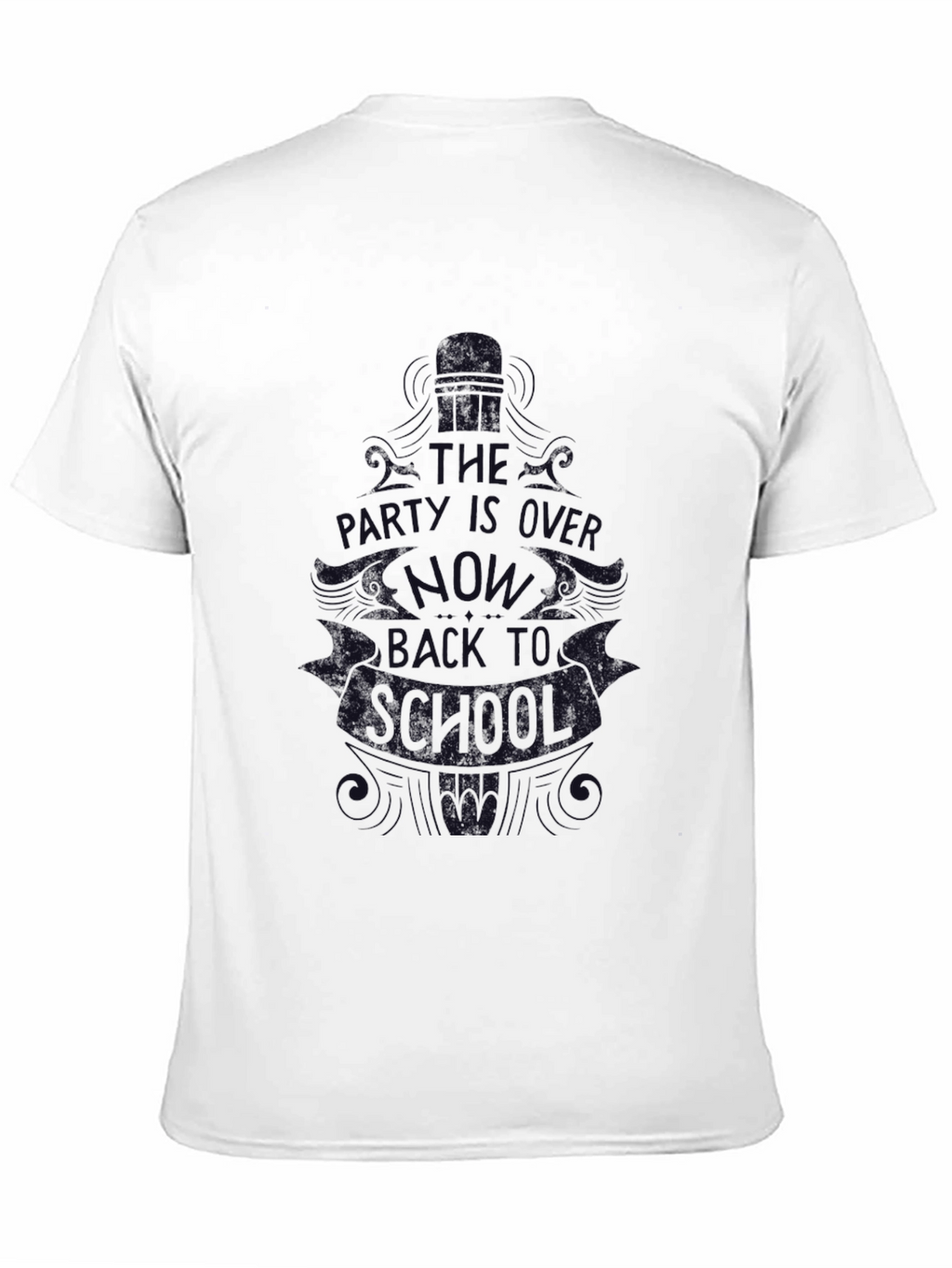 Mens Graphic Print Crew Neck T-Shirt