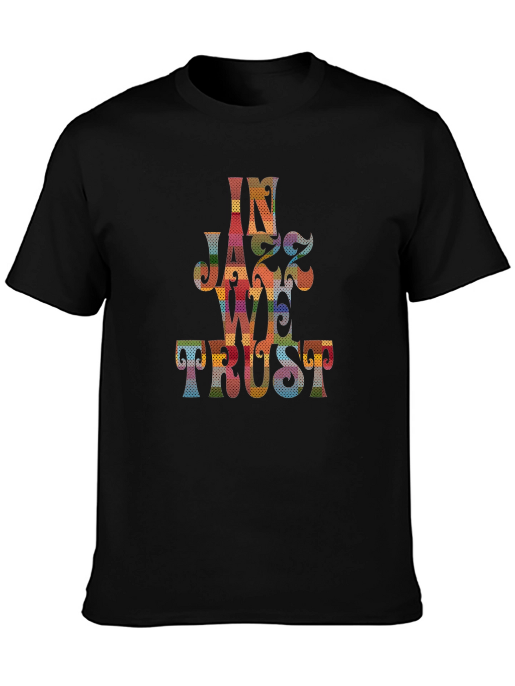 In Jazz We Trust Graphic Tee - Black