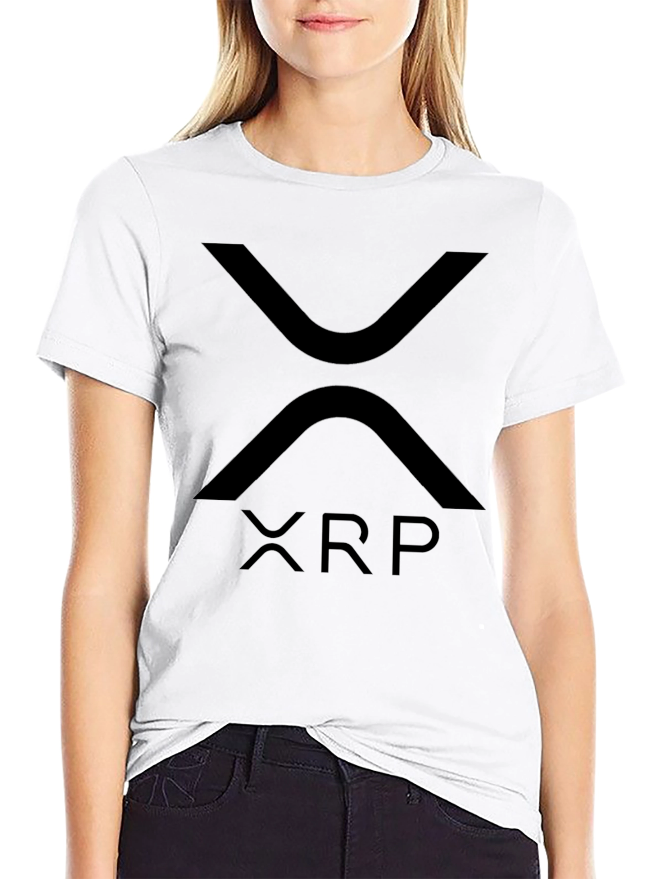 XRP Crypto Black T-Shirt