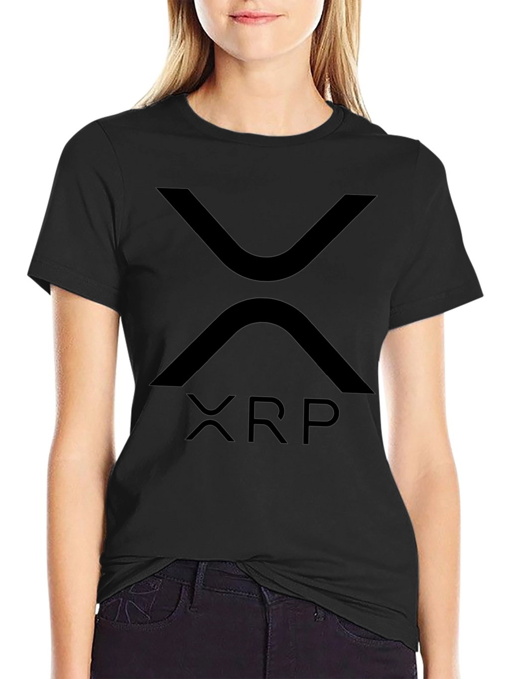 XRP Crypto Black T-Shirt