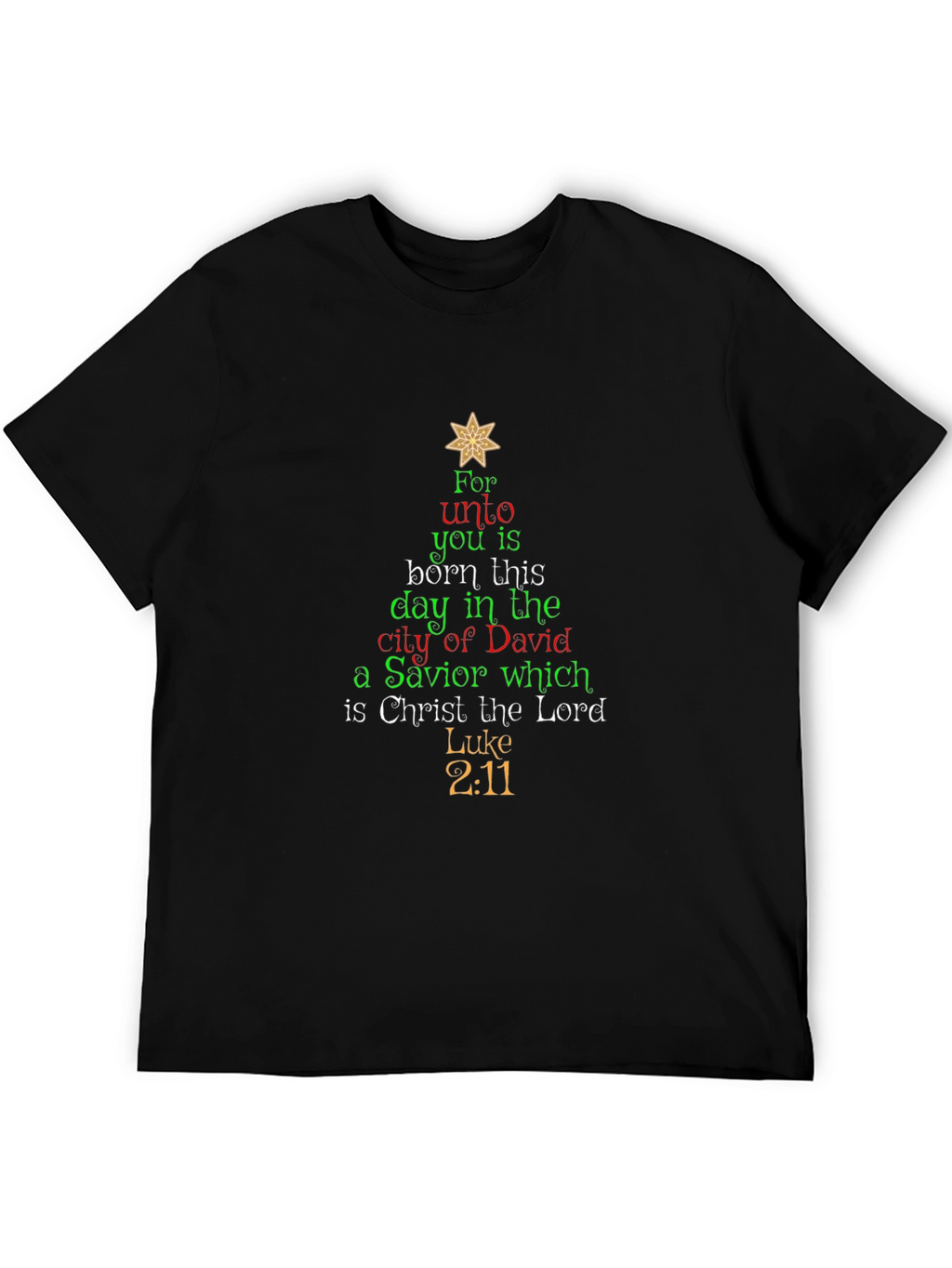 Christmas Scripture T-Shirt - Luke 2:11 - Holiday Tee